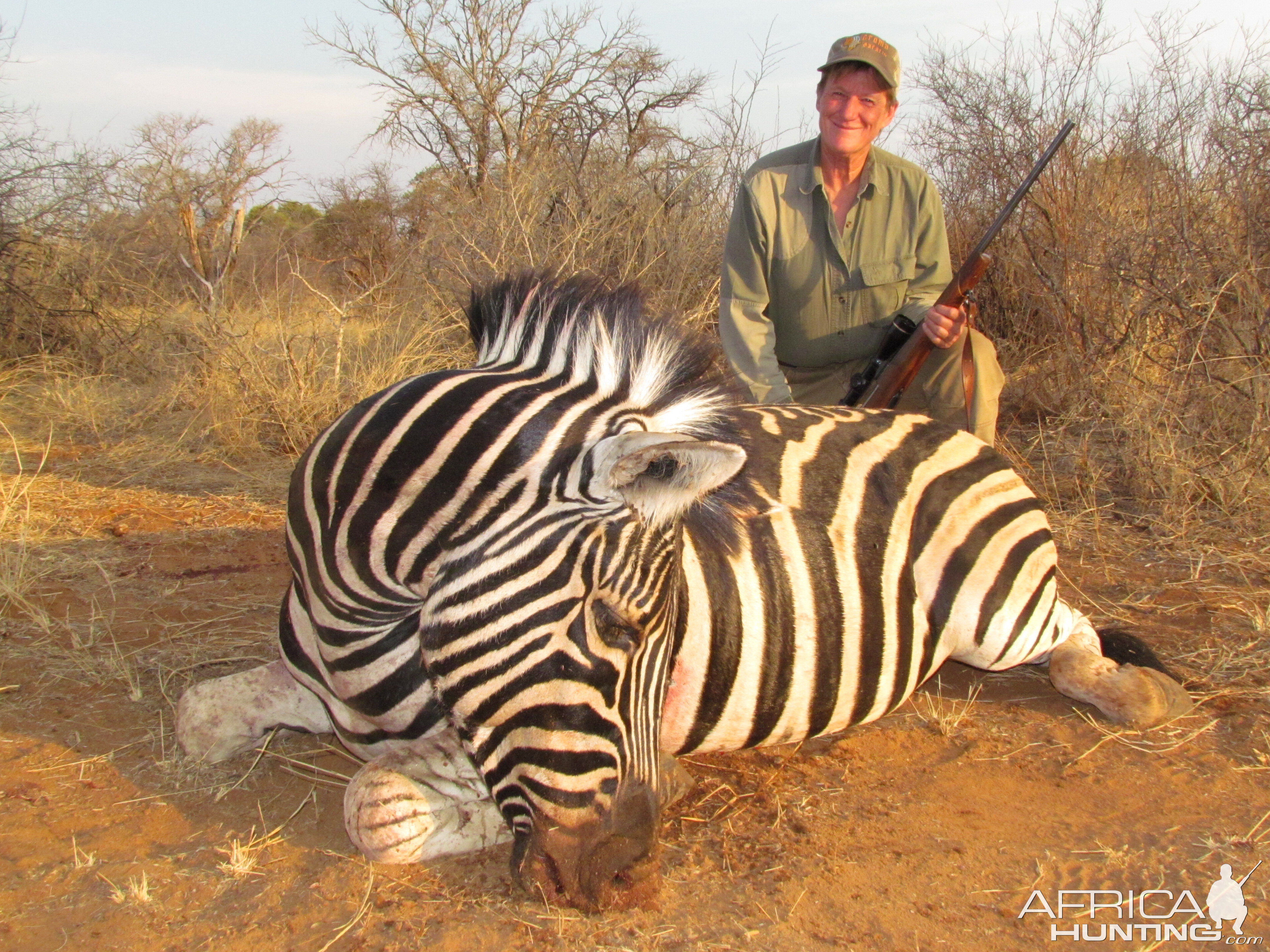 Hunting Burchell's Plain Zebra in South Africa