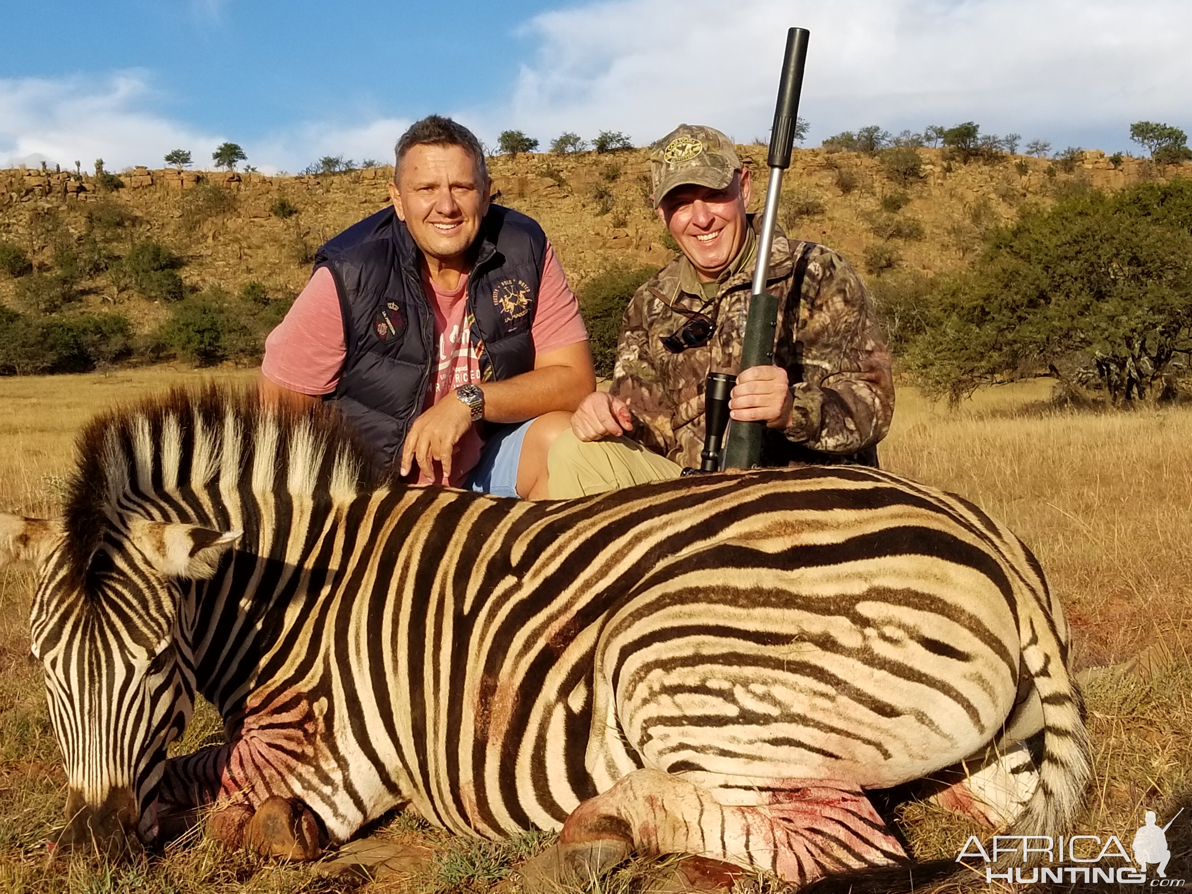 Hunting Burchell's Plain Zebra in South Africa