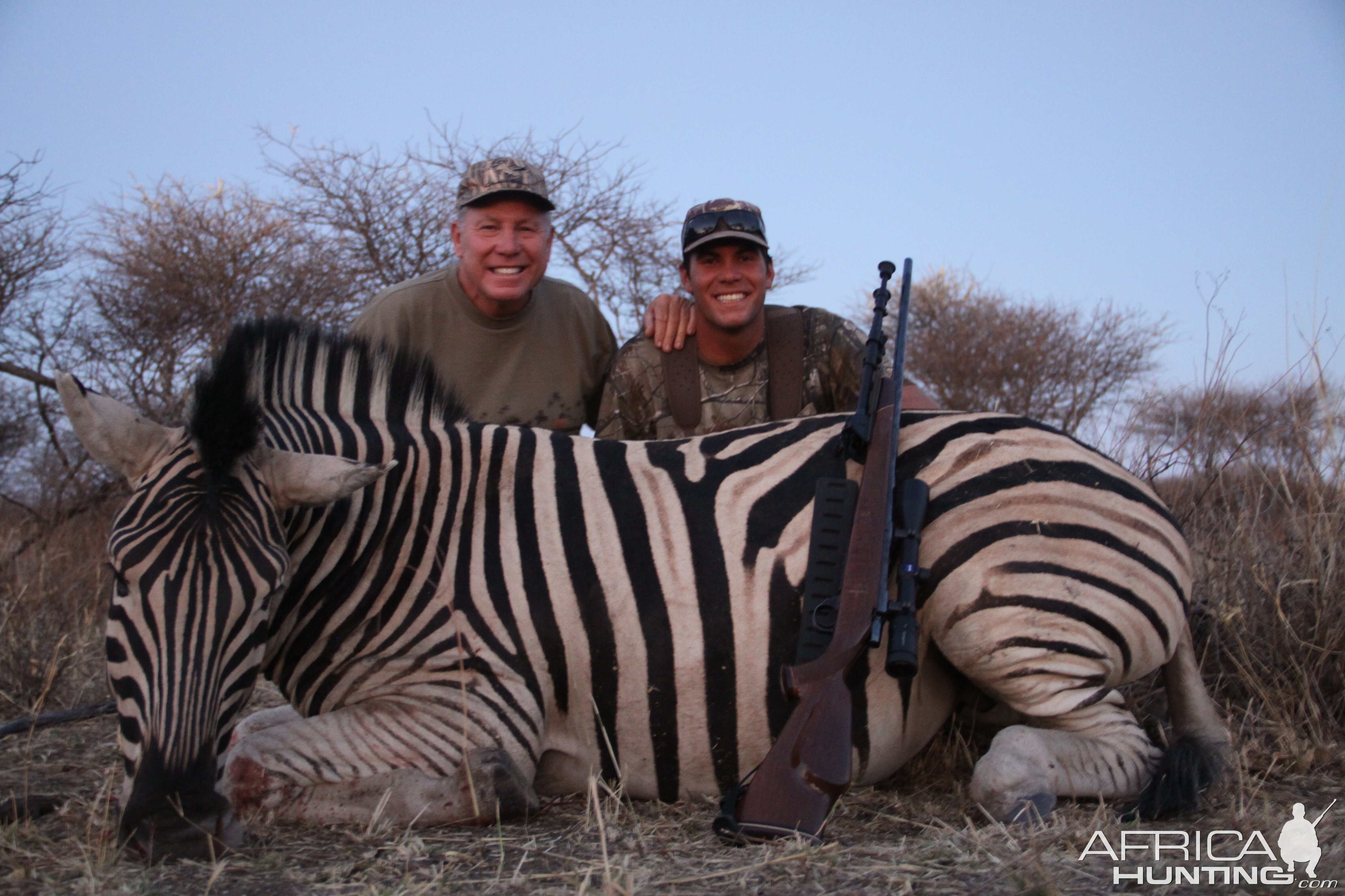 Hunting Burchell's Zebra in Namibia