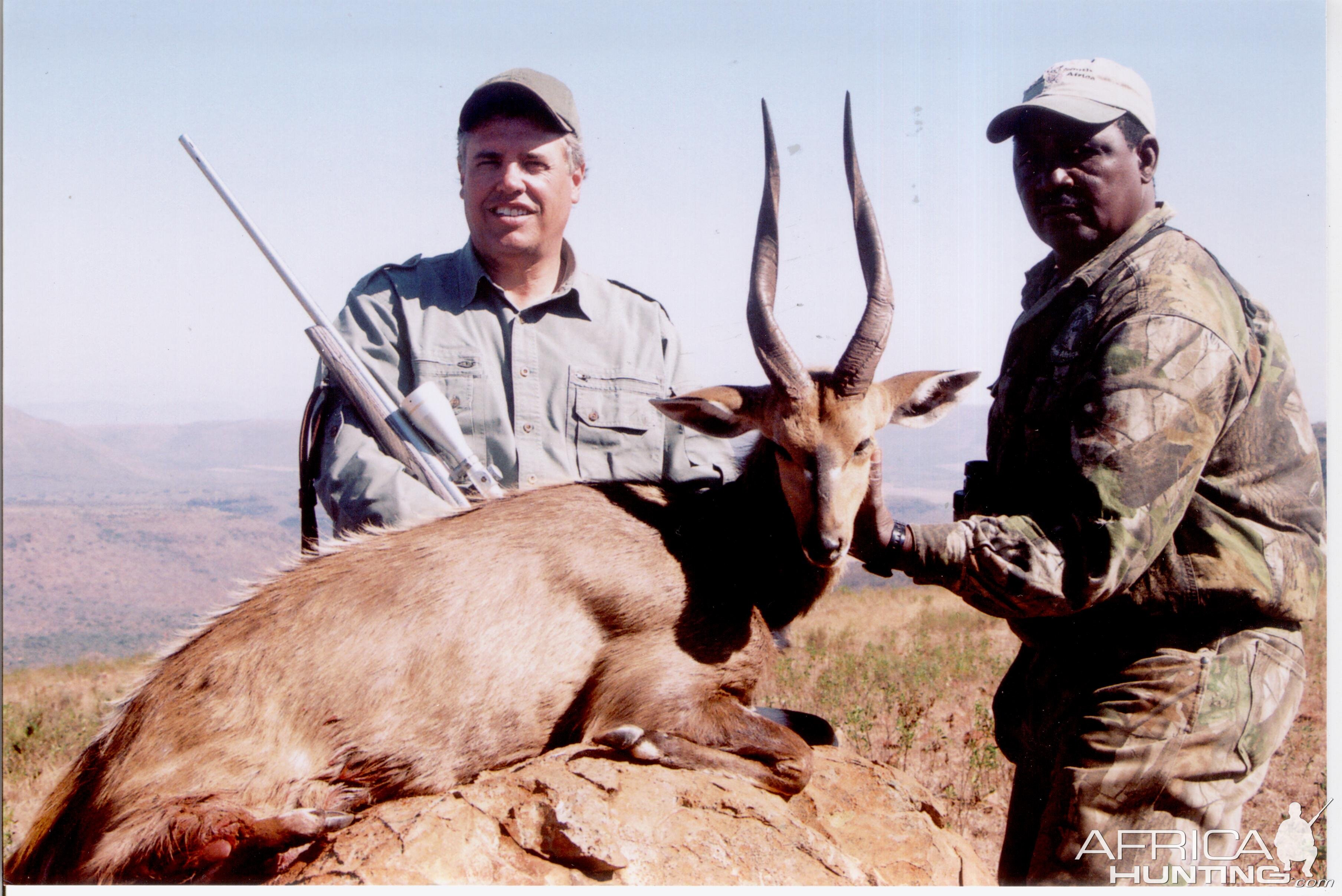 Hunting Bushbuck with Wintershoek Johnny Vivier Safaris in SA