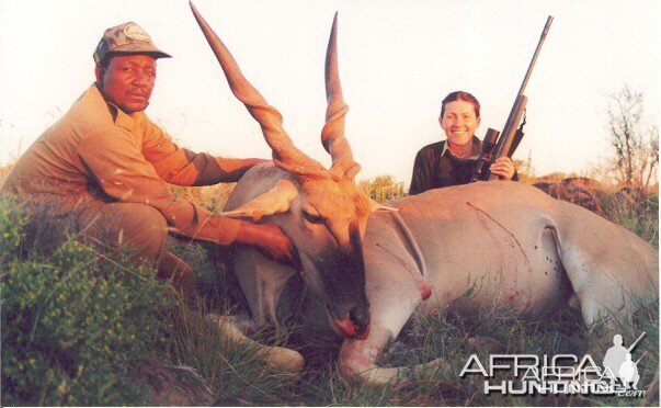 Hunting Eland with Wintershoek Johnny Vivier Safaris in SA