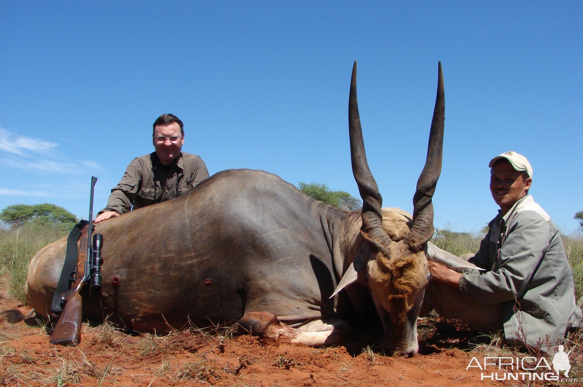 Hunting Eland with Wintershoek Johnny Vivier Safaris in SA