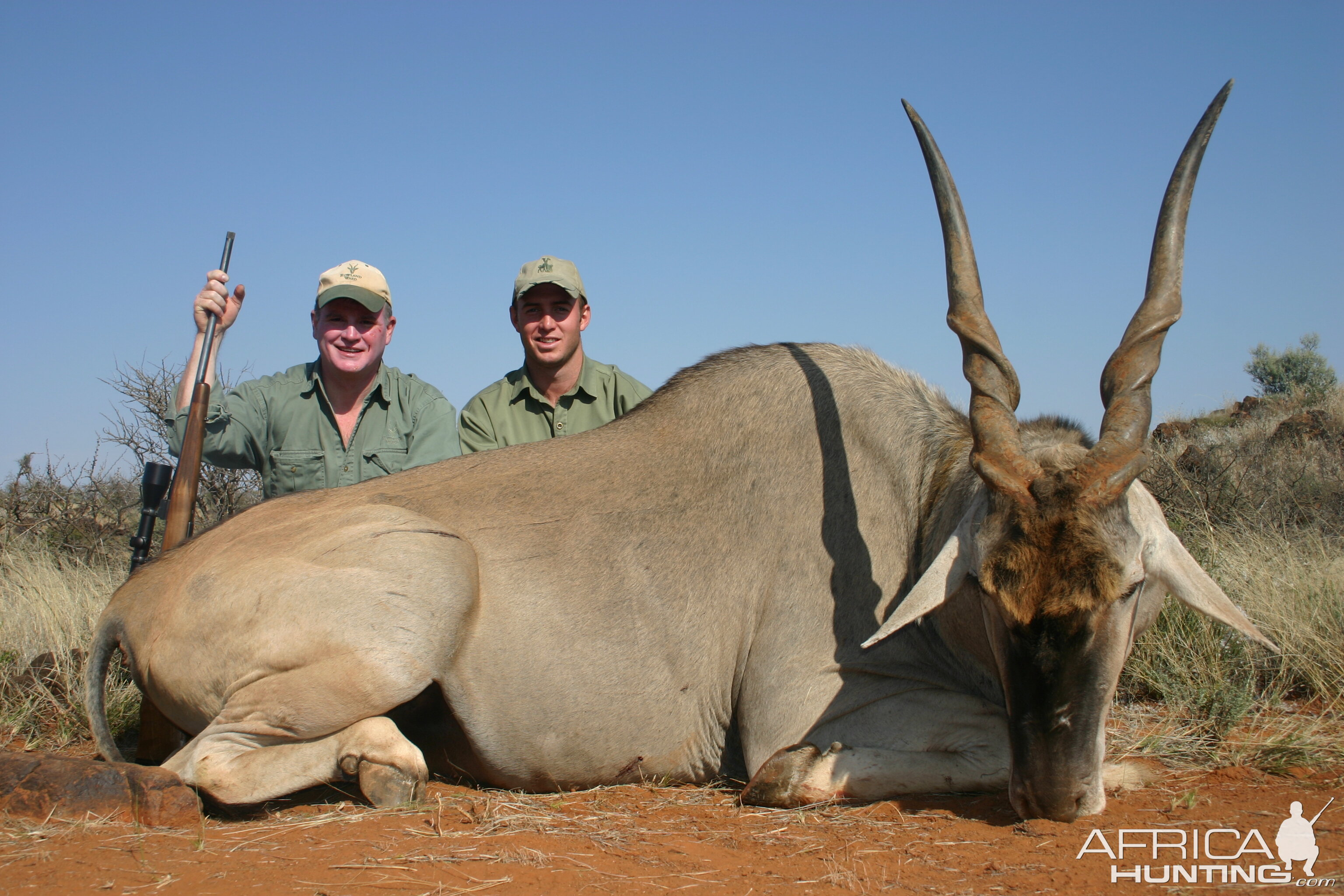 Hunting Eland with Wintershoek Johnny Vivier Safaris in SA