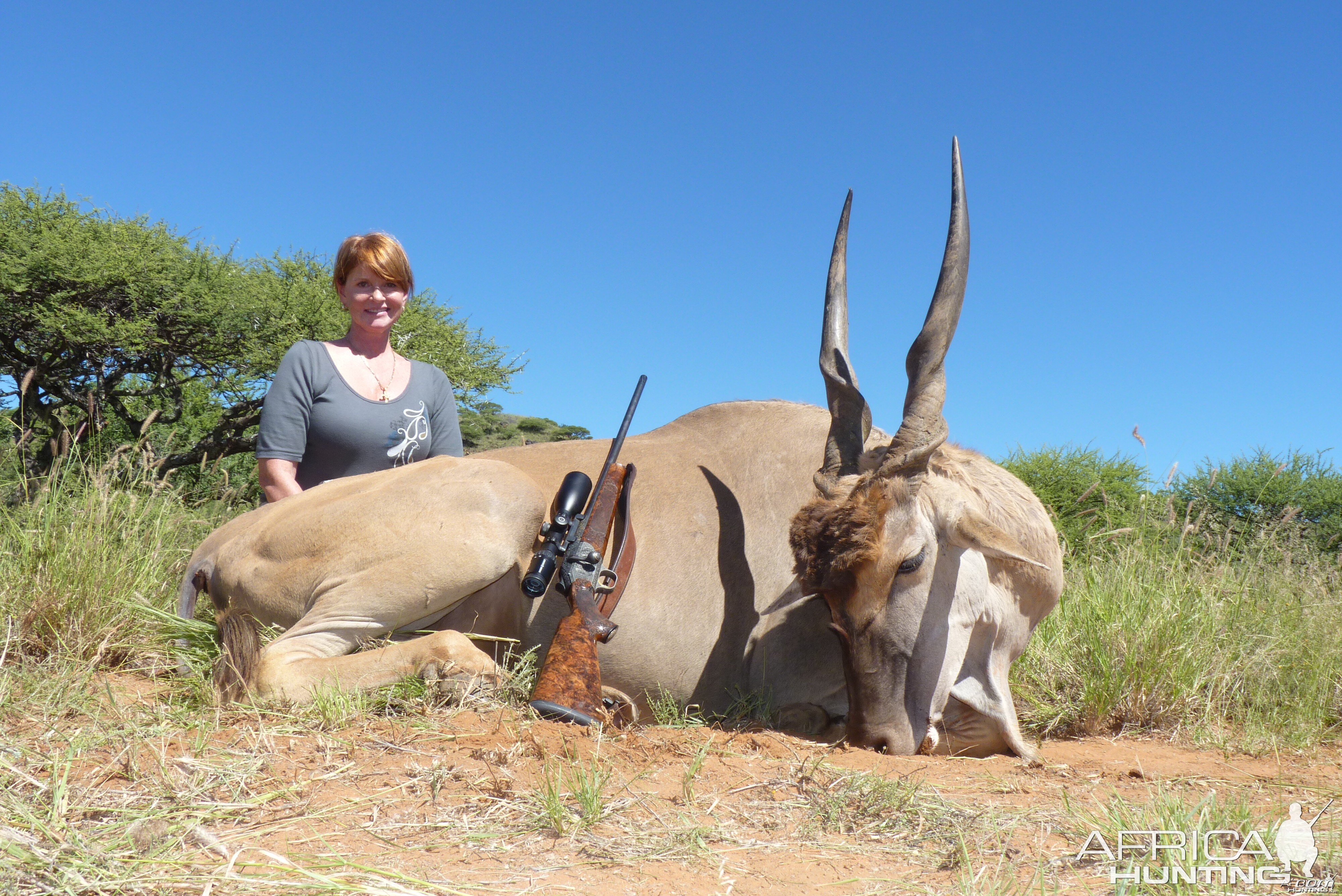 Hunting Eland with Wintershoek Johnny Vivier Safaris in SA