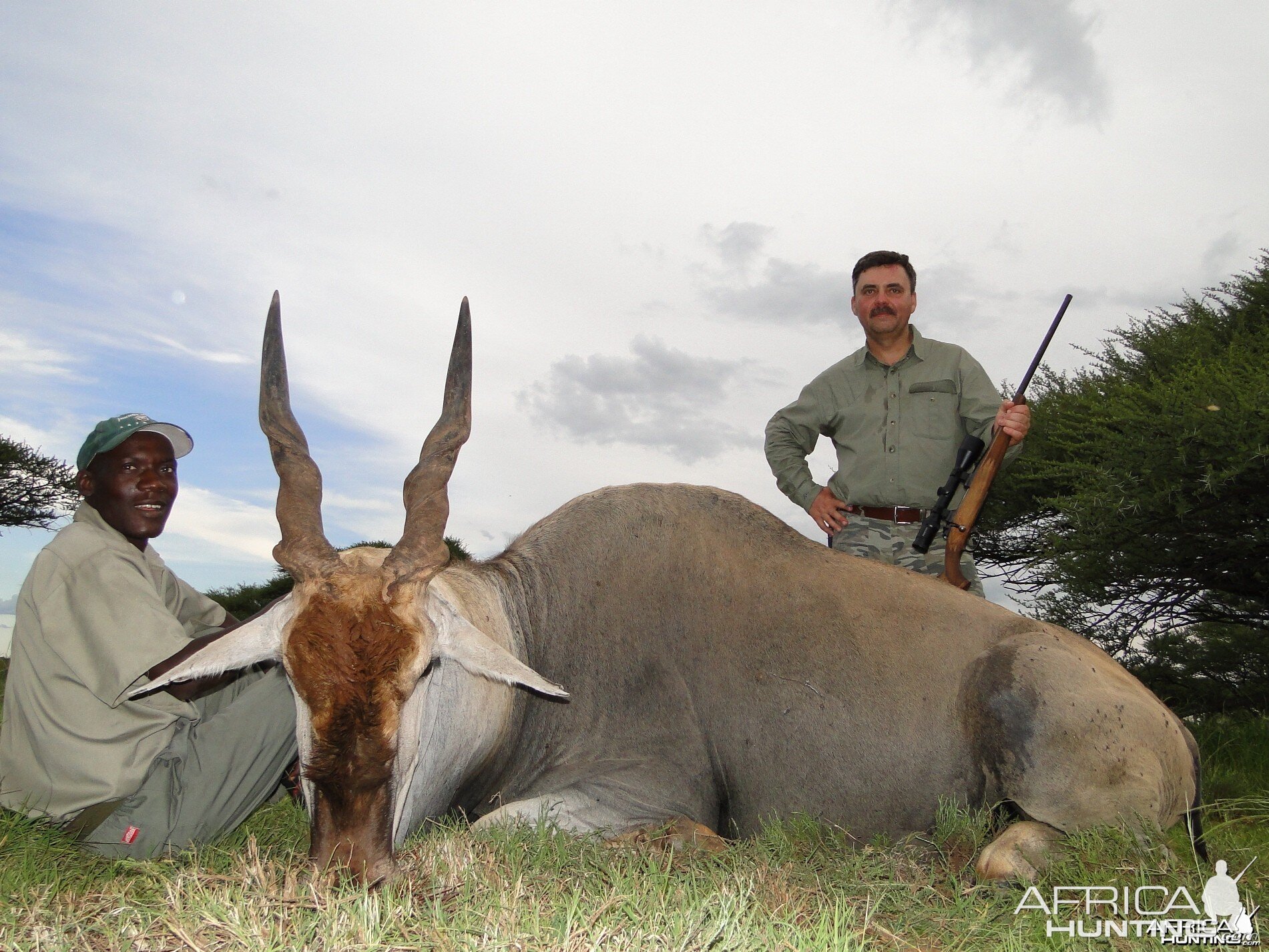 Hunting Eland with Wintershoek Johnny Vivier Safaris in SA