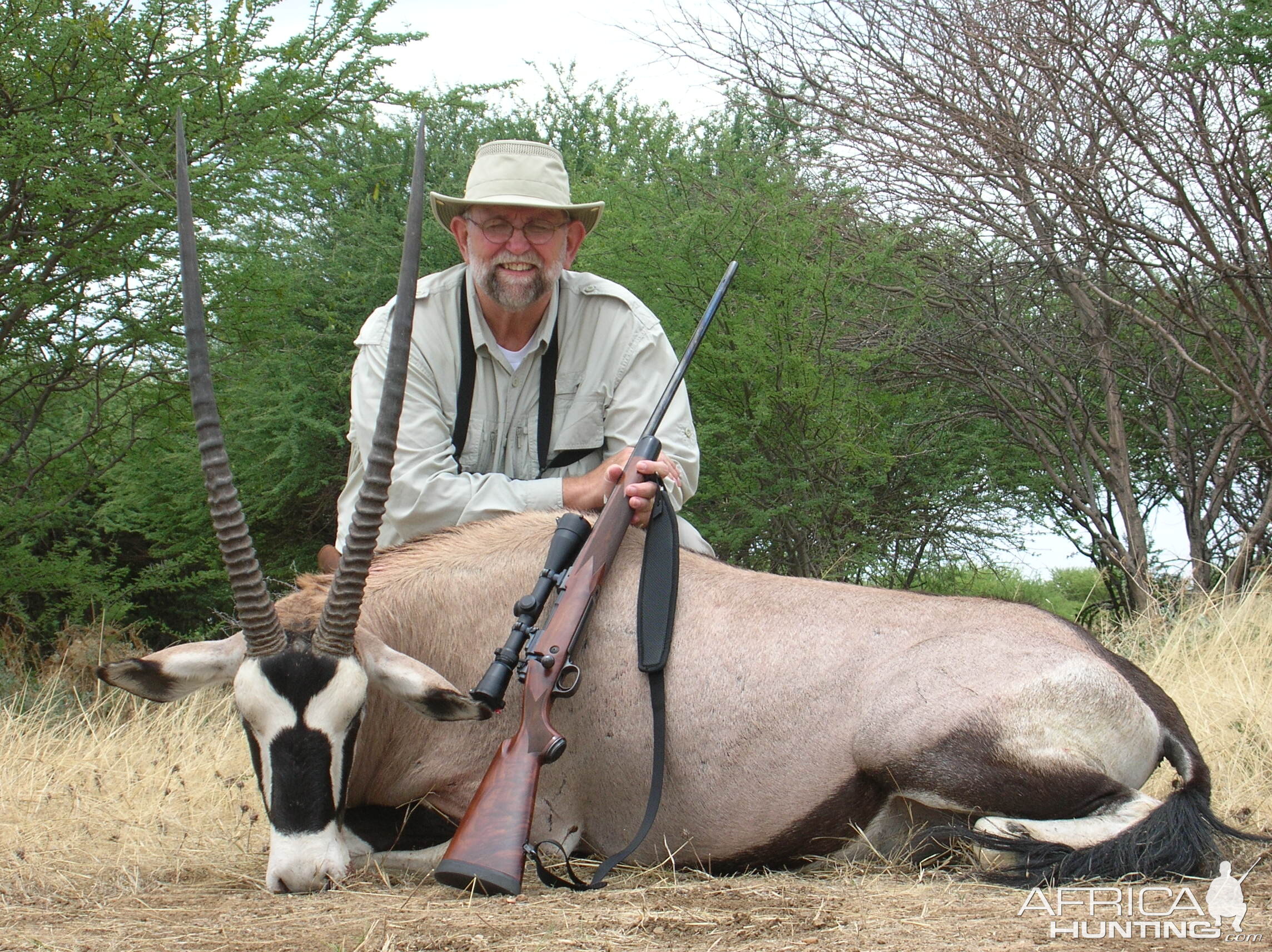 Hunting Gemsbok in Namibia