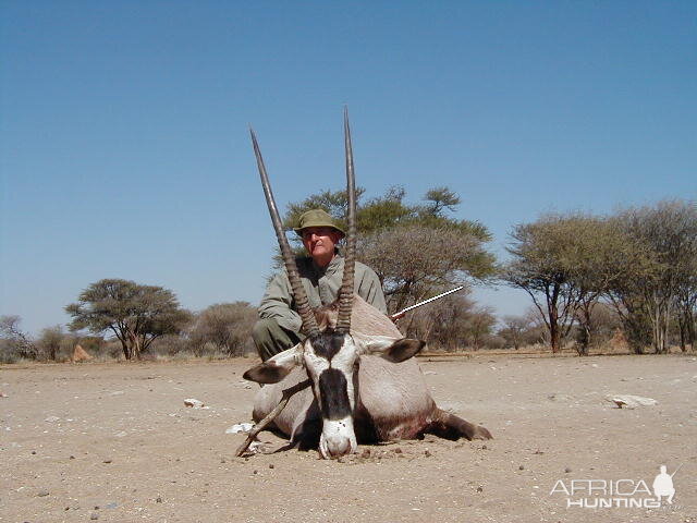 Hunting Gemsbok in Namibia