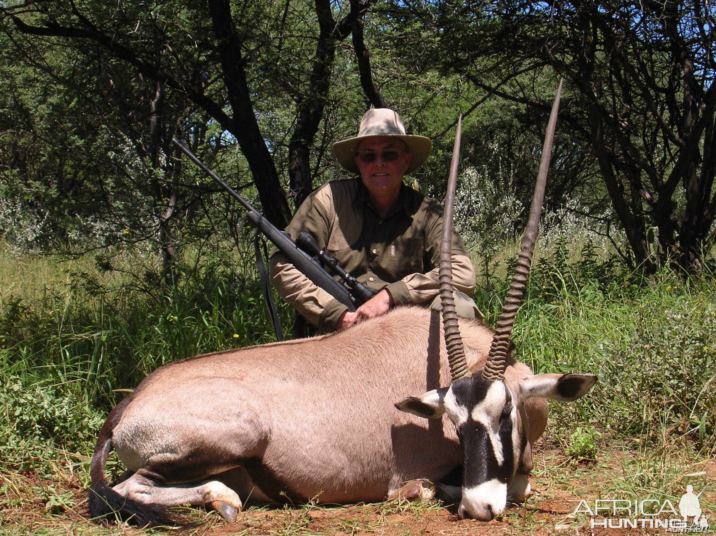 Hunting Gemsbok in Namibia