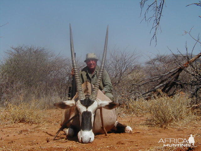 Hunting Gemsbok in Namibia