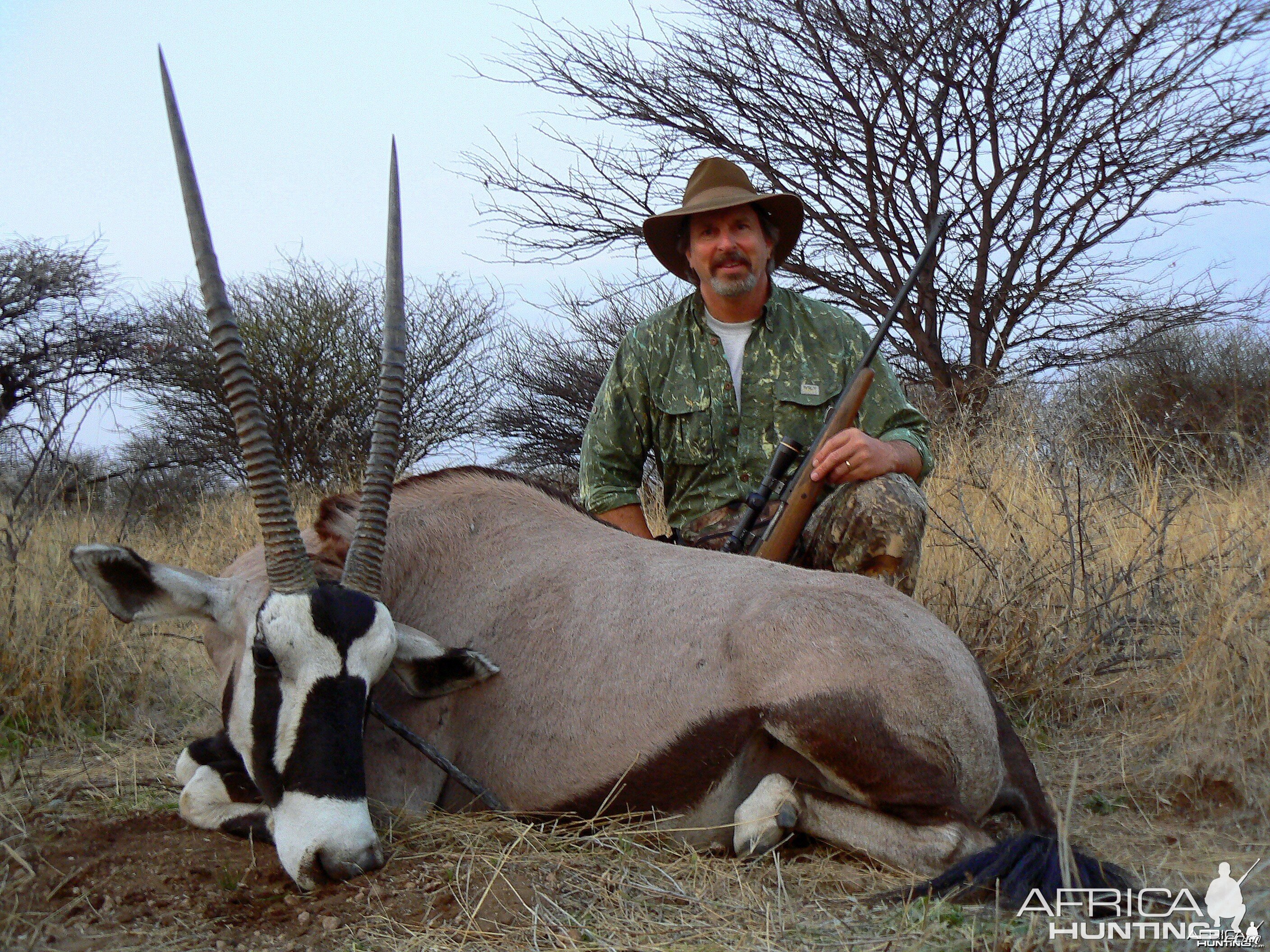 Hunting Gemsbok in Namibia