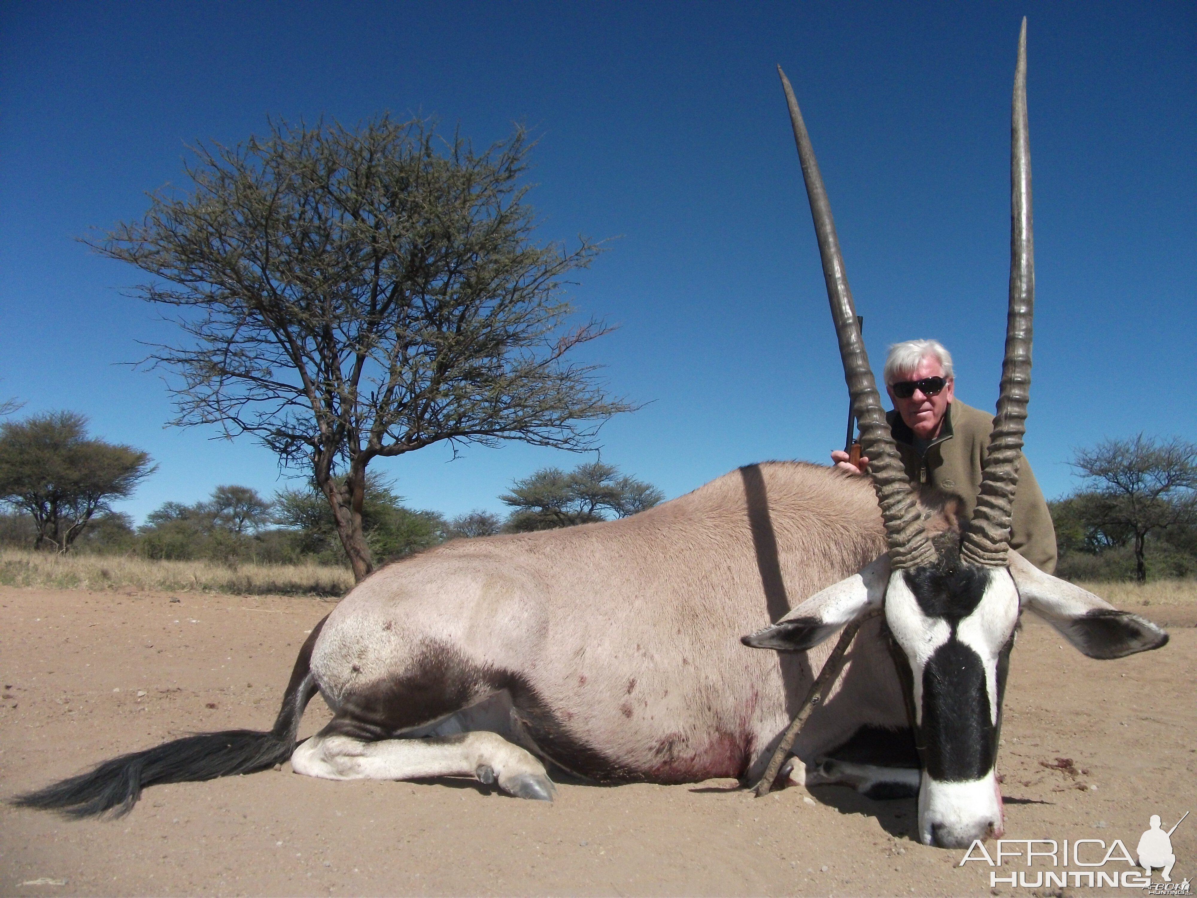 Hunting Gemsbok in Namibia