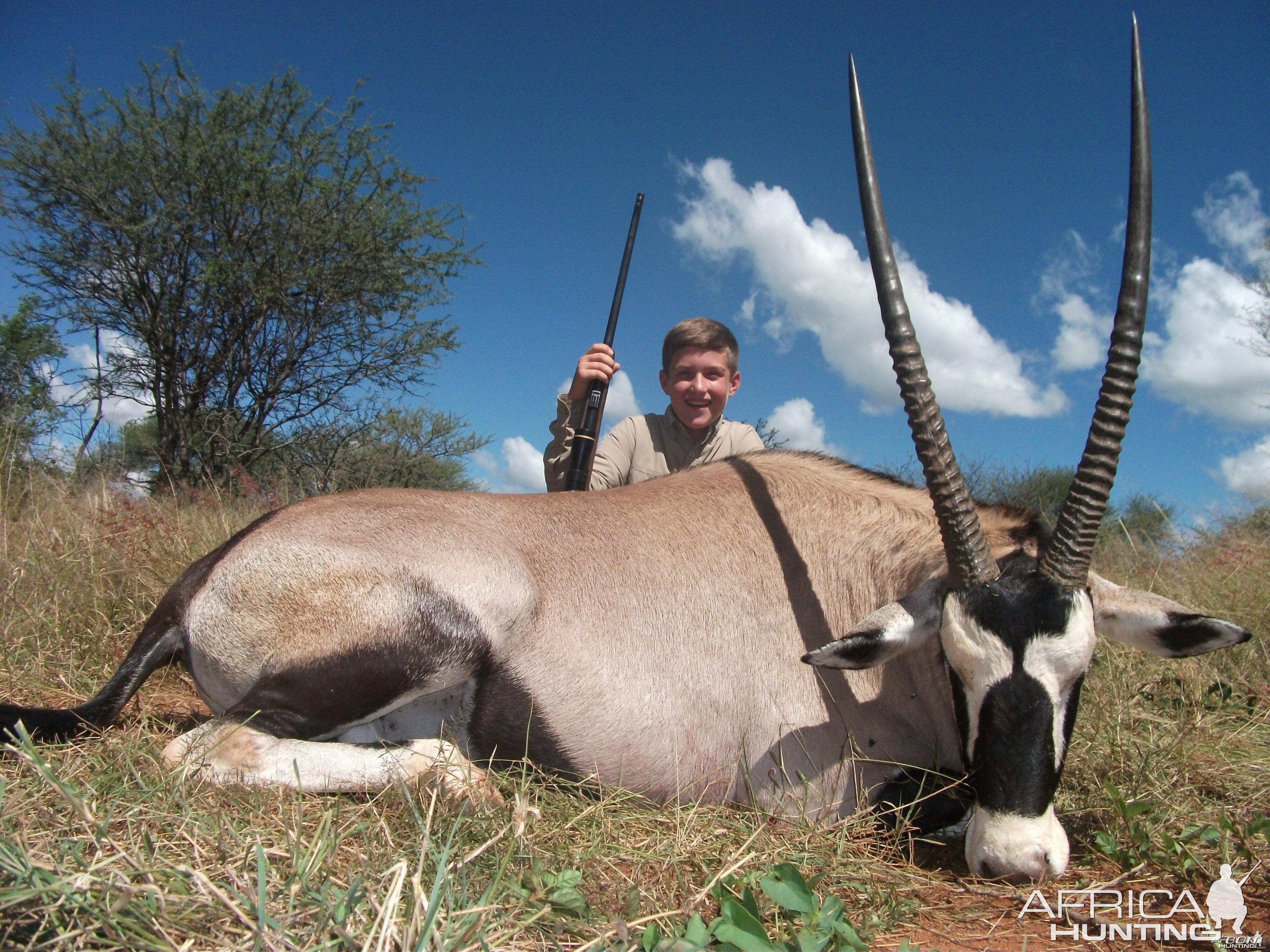 Hunting Gemsbok in Namibia