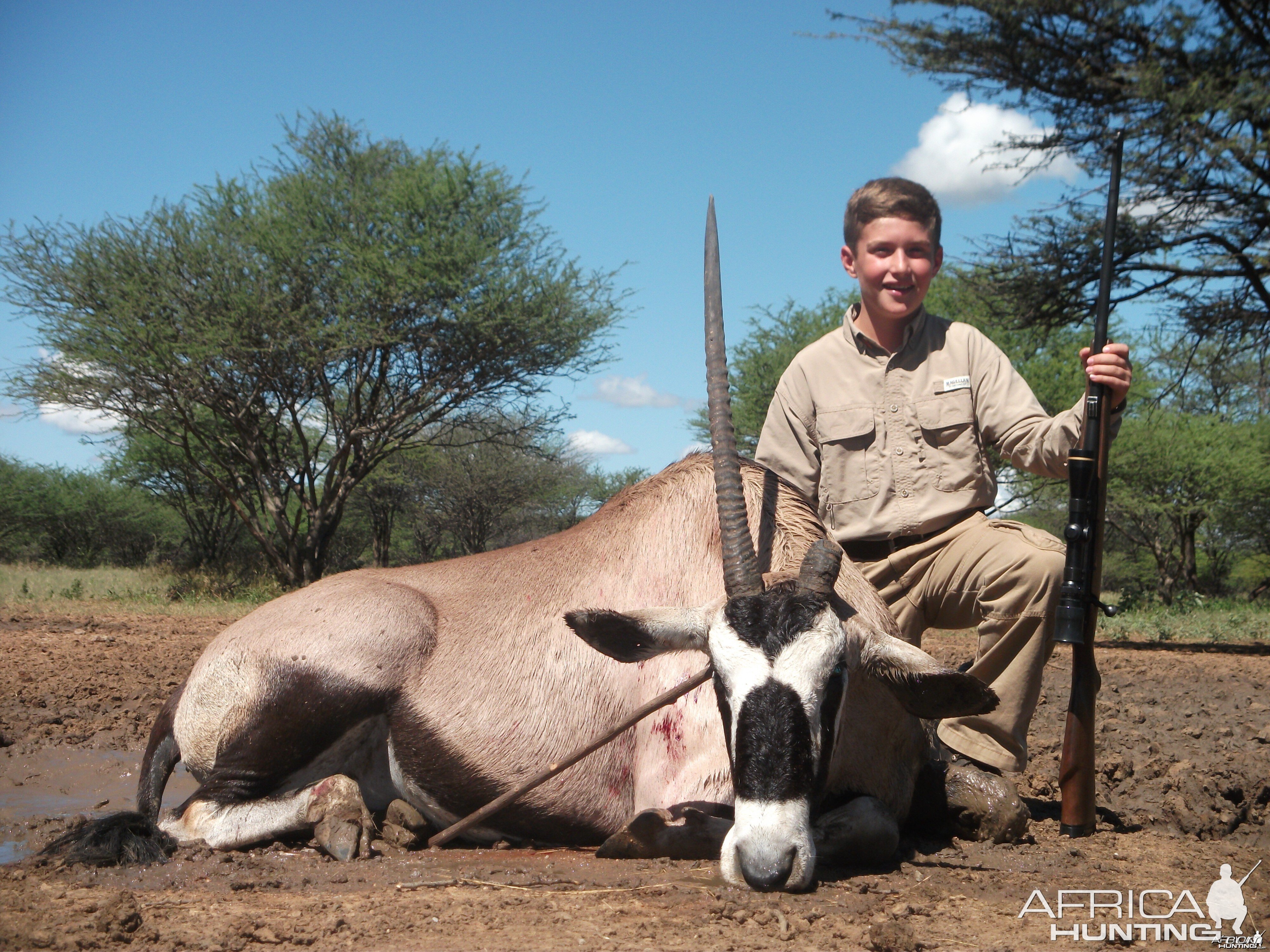 Hunting Gemsbok in Namibia