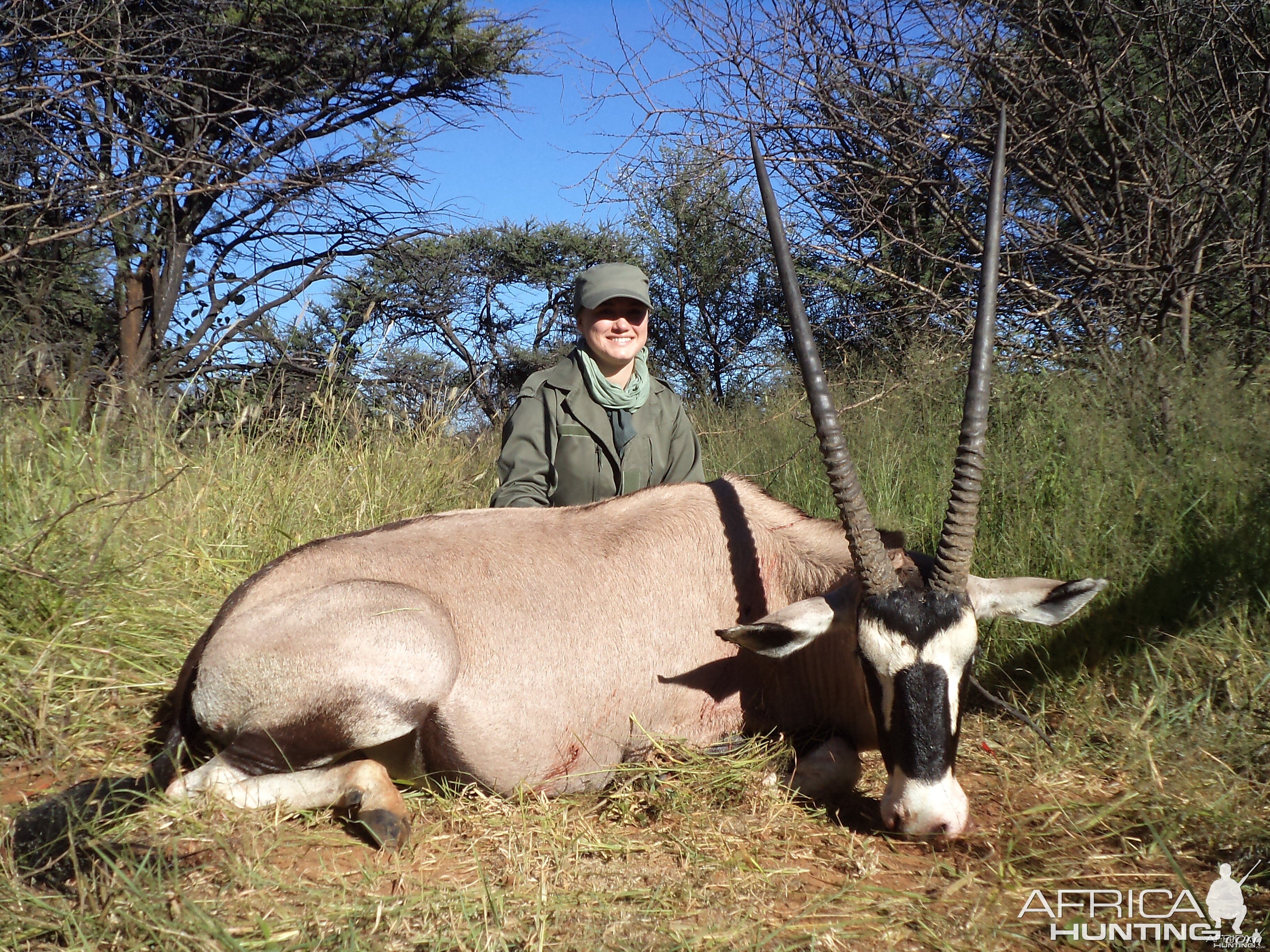 Hunting Gemsbok in Namibia