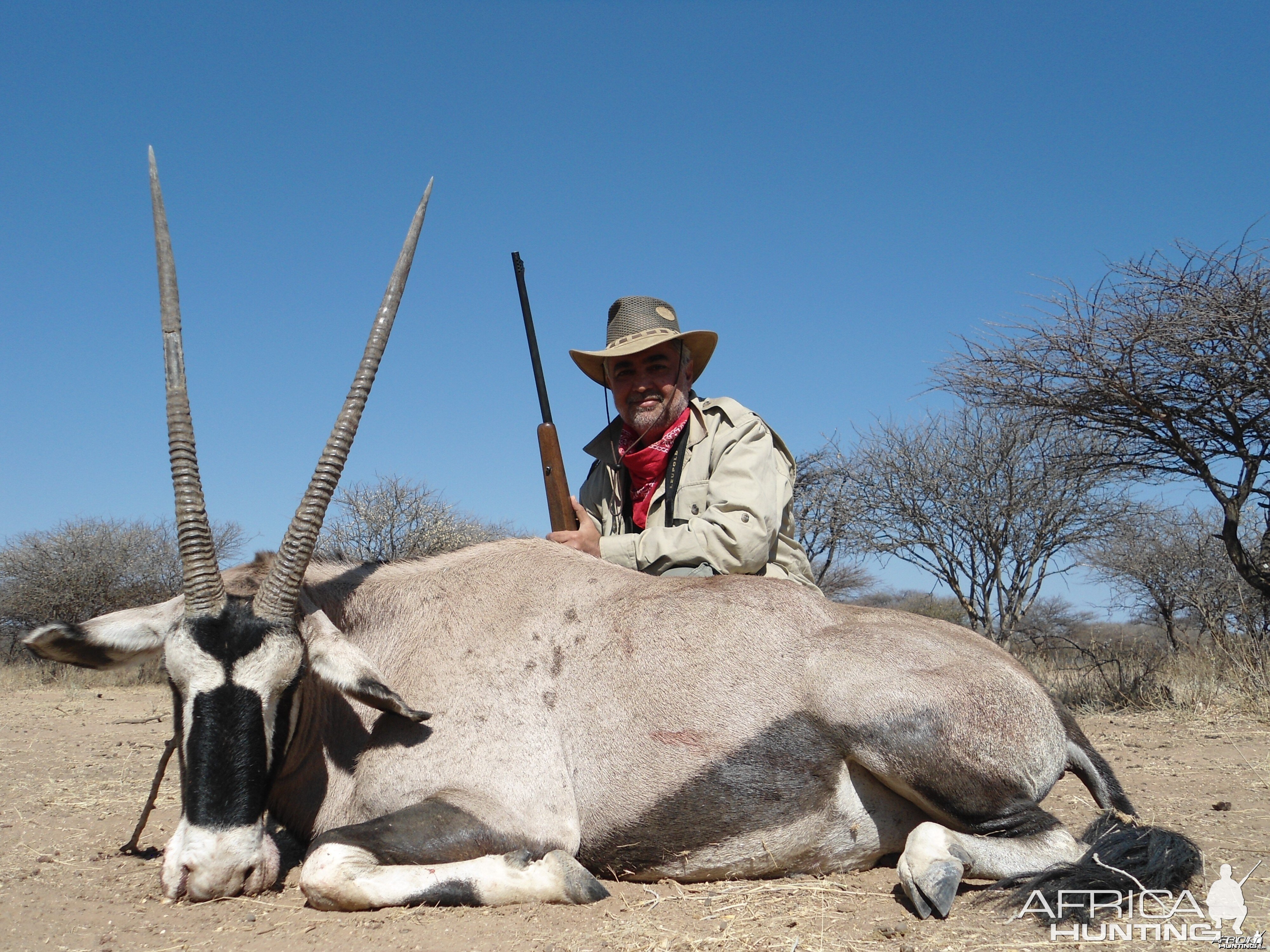 Hunting Gemsbok in Namibia