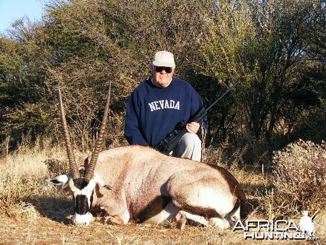 Hunting Gemsbok in Namibia