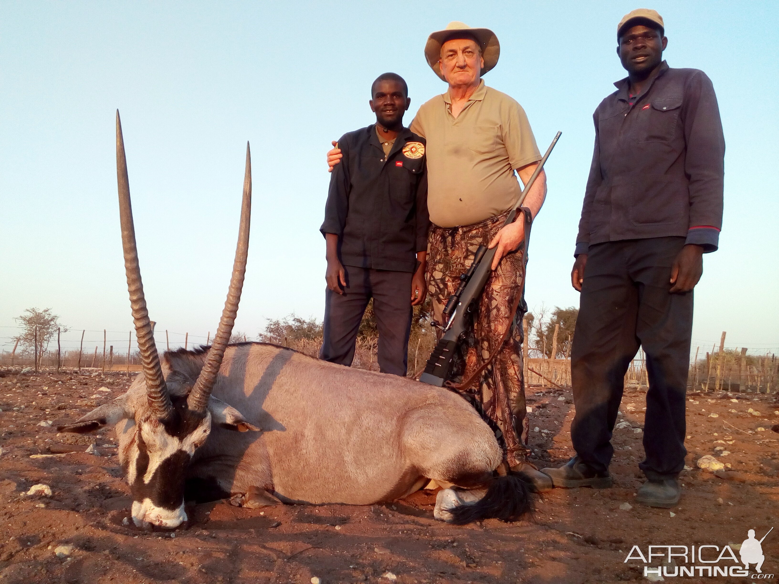 Hunting Gemsbok in Namibia