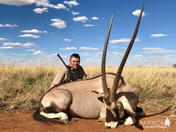 Hunting Gemsbok in South Africa