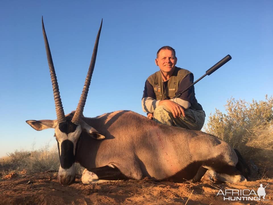 Hunting Gemsbok in South Africa