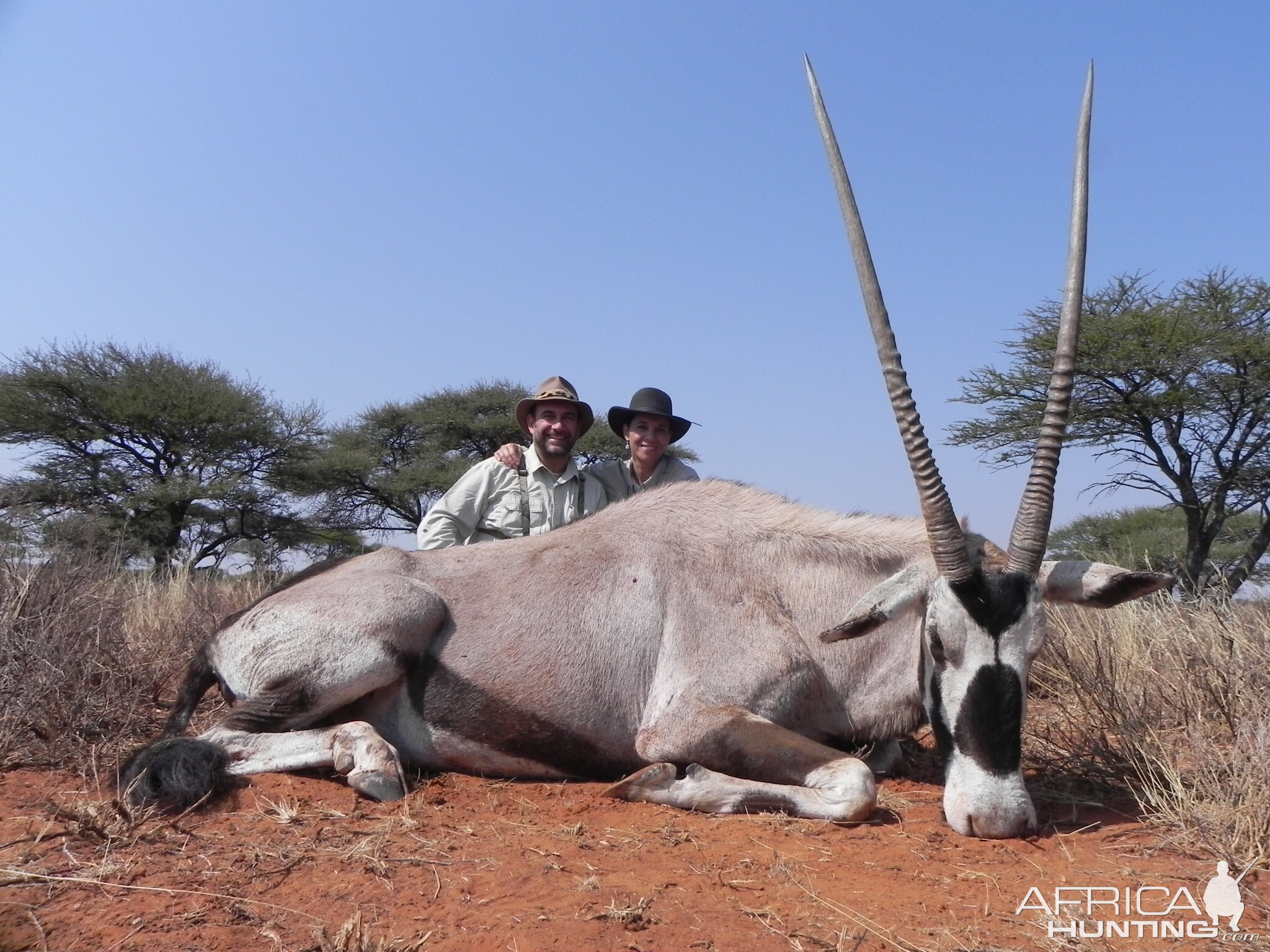 Hunting Gemsbuck with Wintershoek Johnny Vivier Safaris in SA