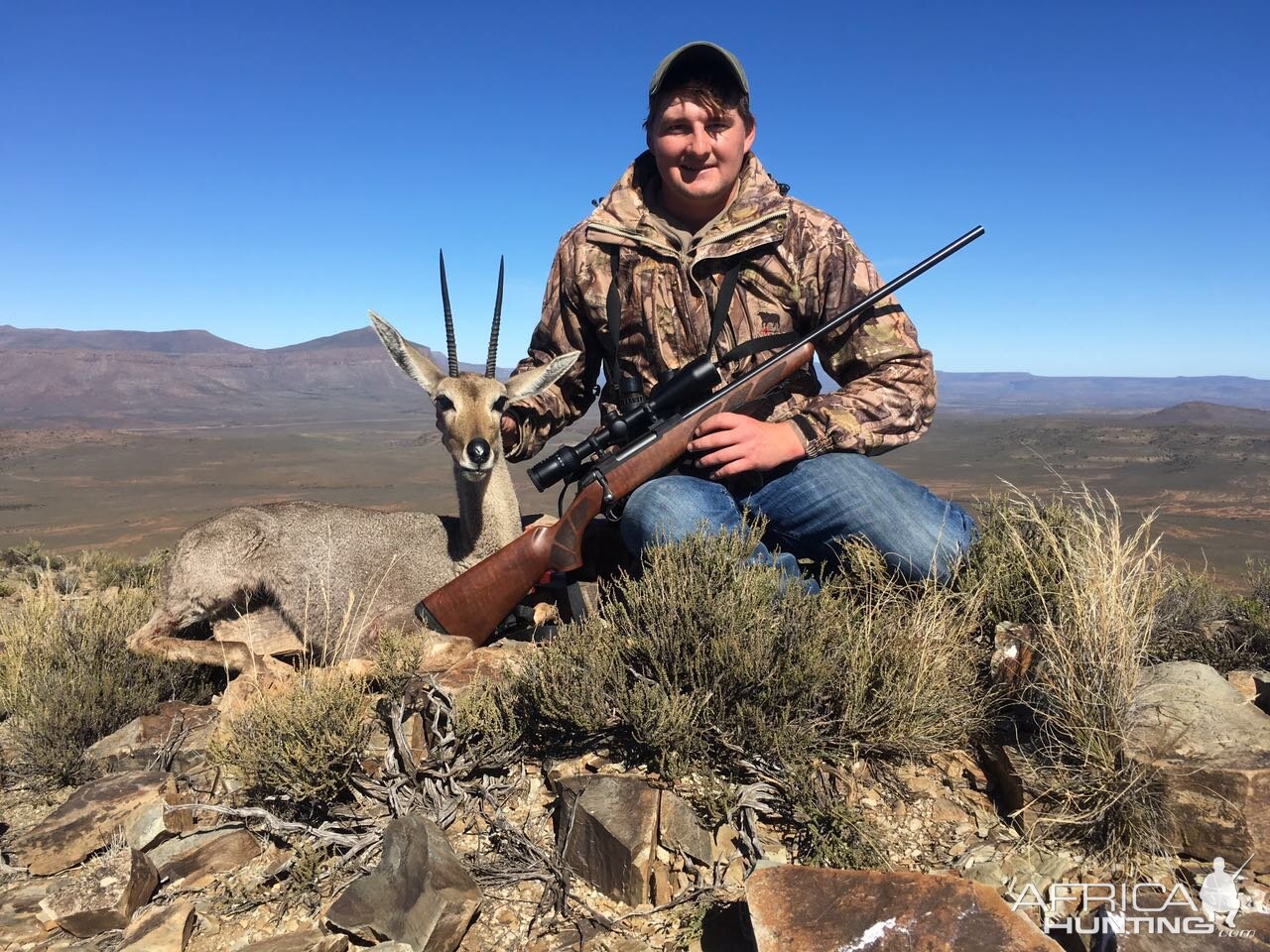 Hunting Grey Rhebok in South Africa