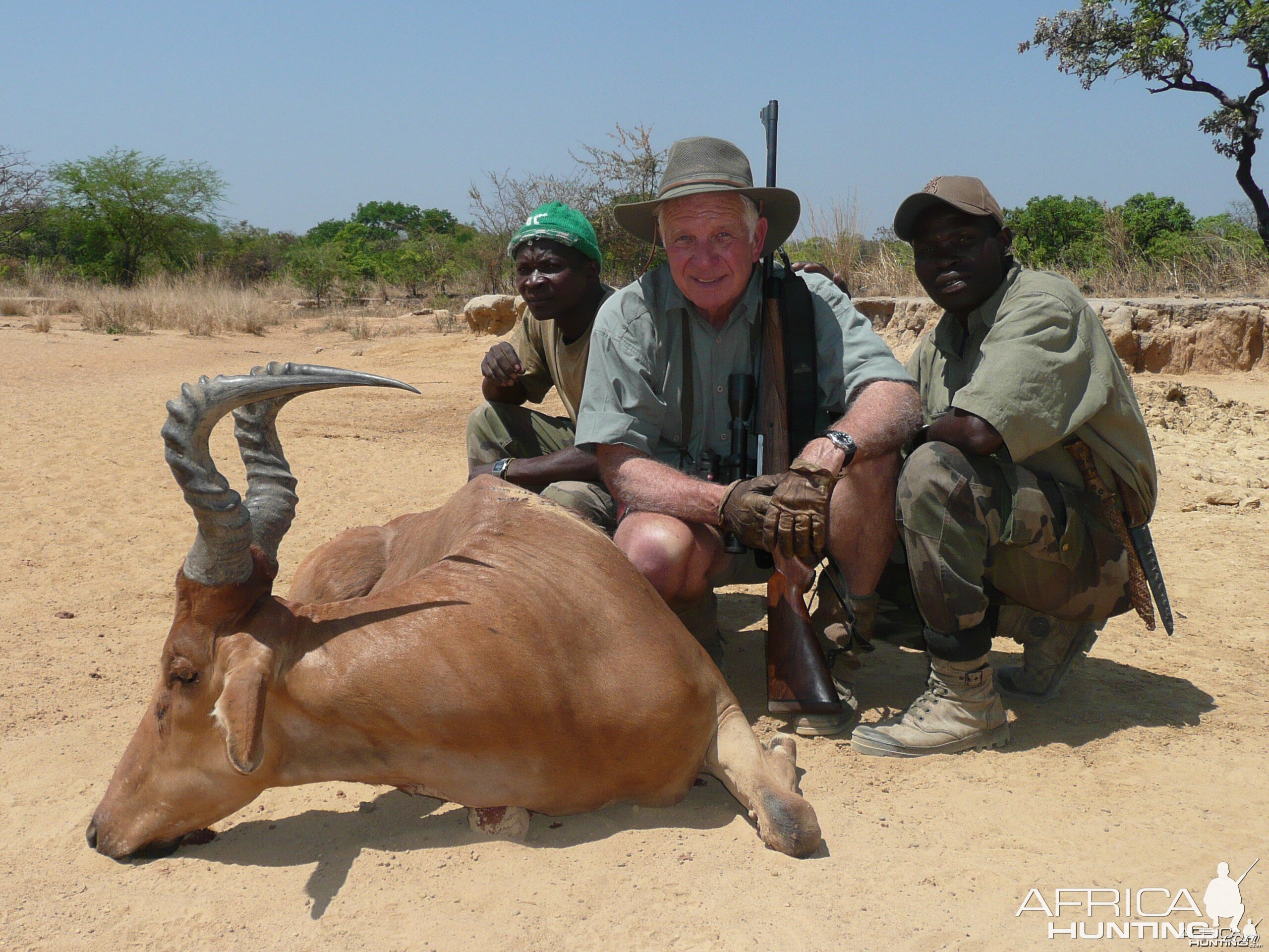 Hunting Hartebeest in CAR with Rudy Lubin Safaris