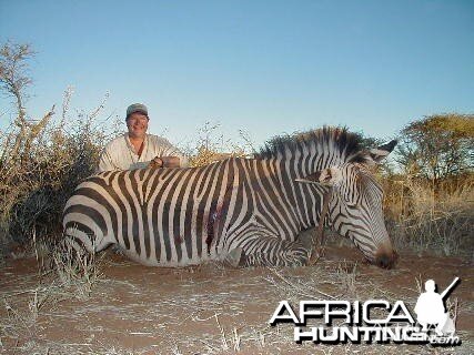 Hunting Hartmann's Mountain Zebra in Namibia