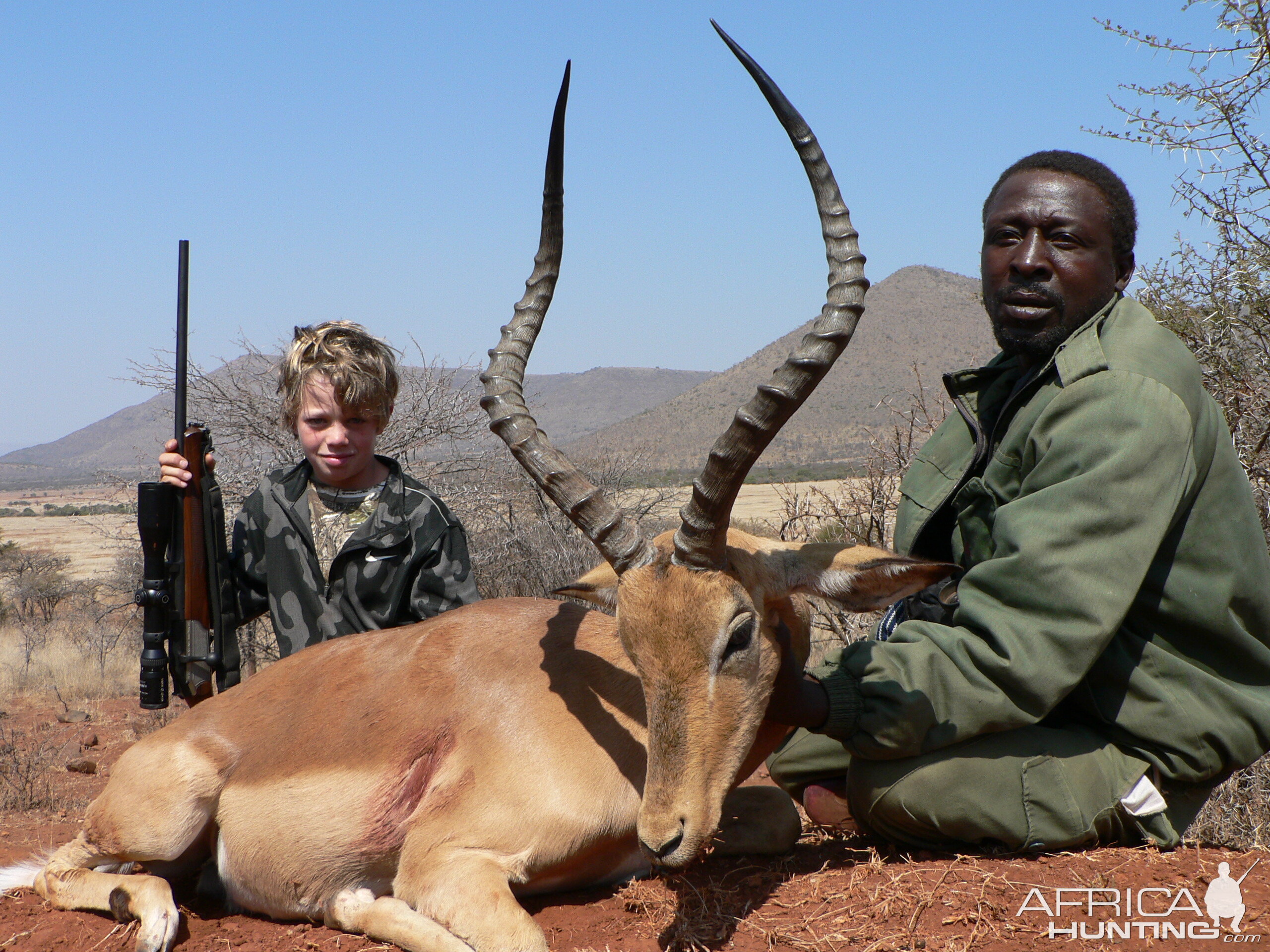 Hunting Impala with Wintershoek Johnny Vivier Safaris in SA