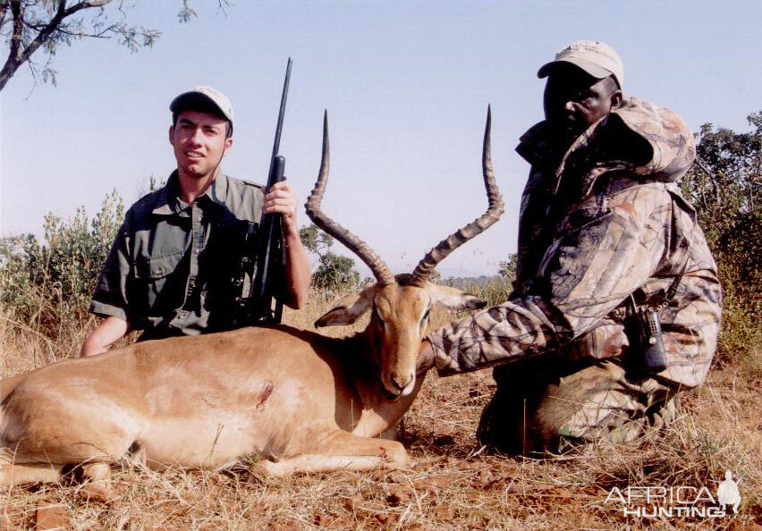 Hunting Impala with Wintershoek Johnny Vivier Safaris in SA