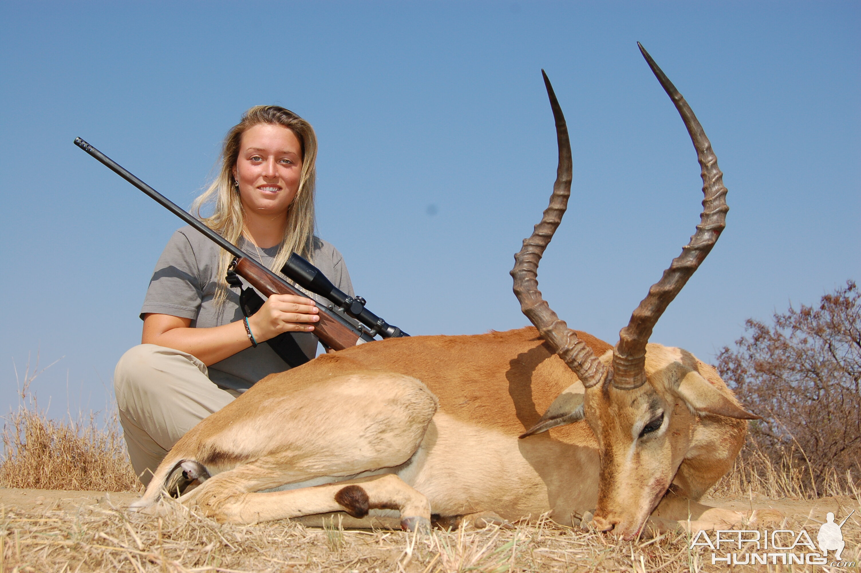 Hunting Impala with Wintershoek Johnny Vivier Safaris in SA