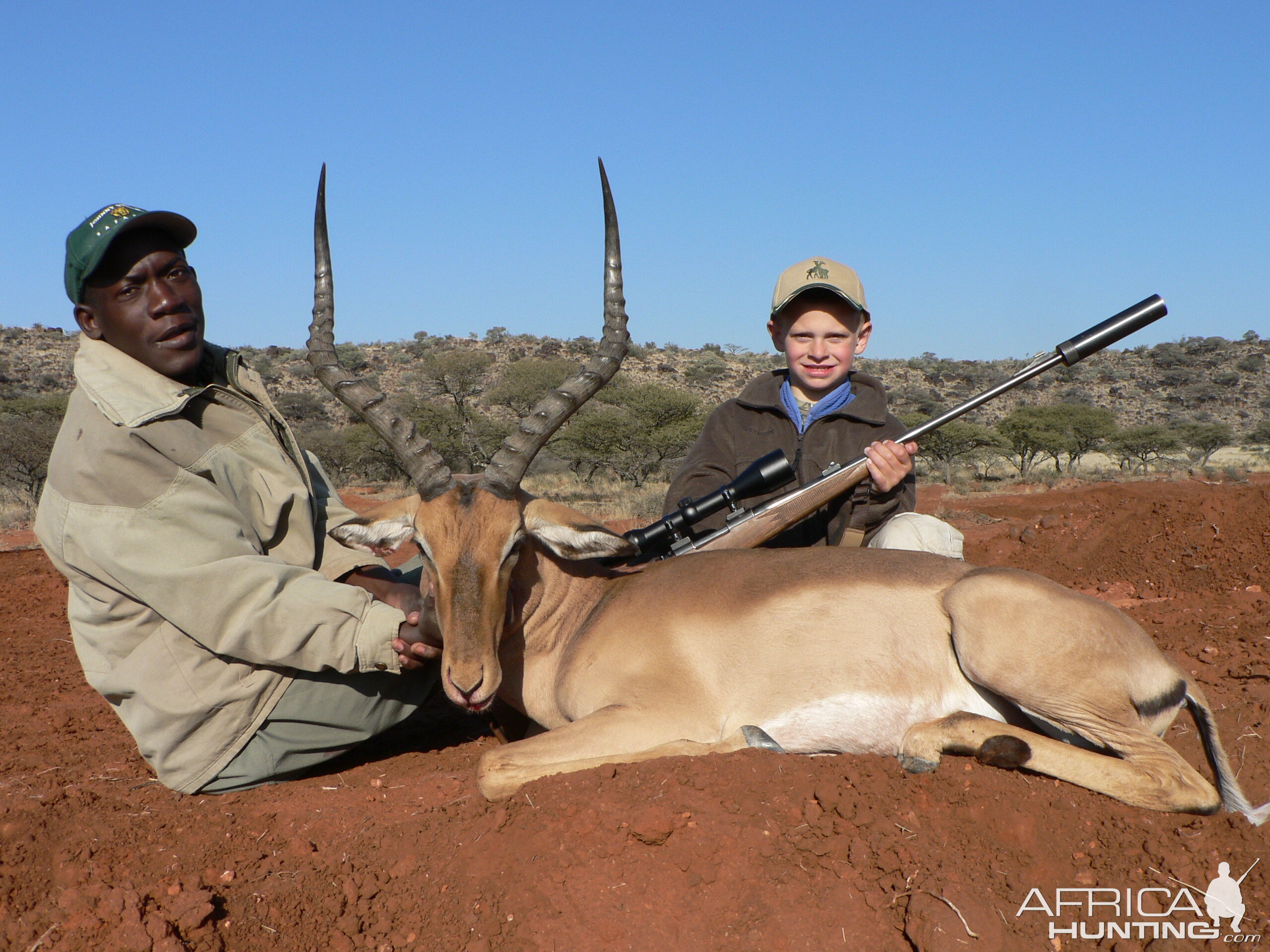 Hunting Impala with Wintershoek Johnny Vivier Safaris in SA