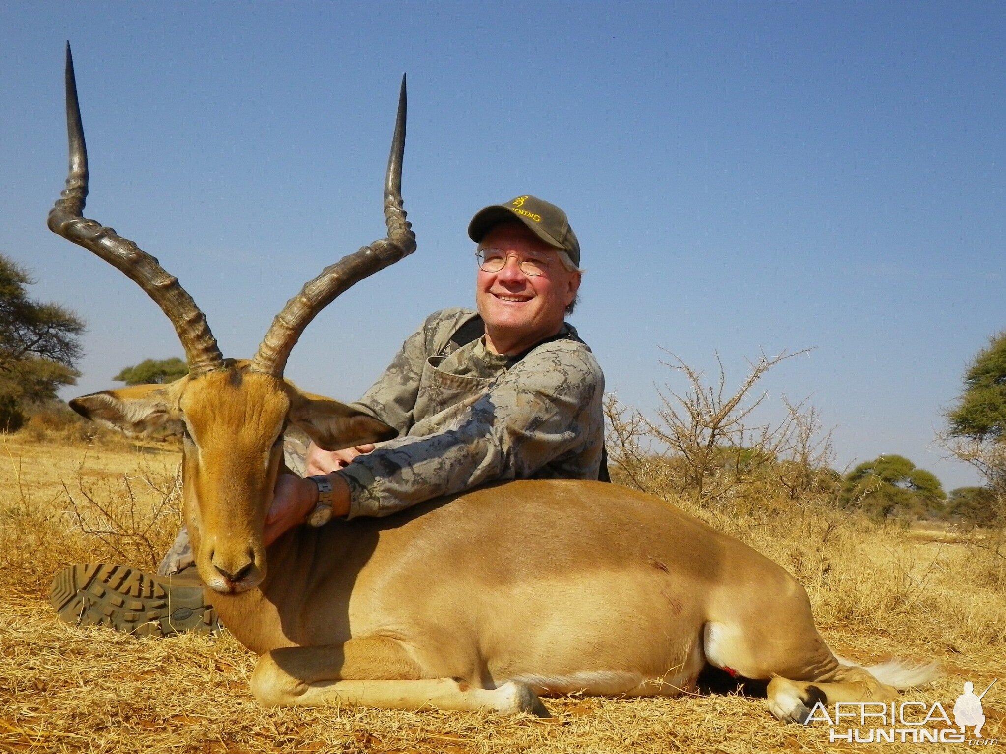 Hunting Impala with Wintershoek Johnny Vivier Safaris in SA