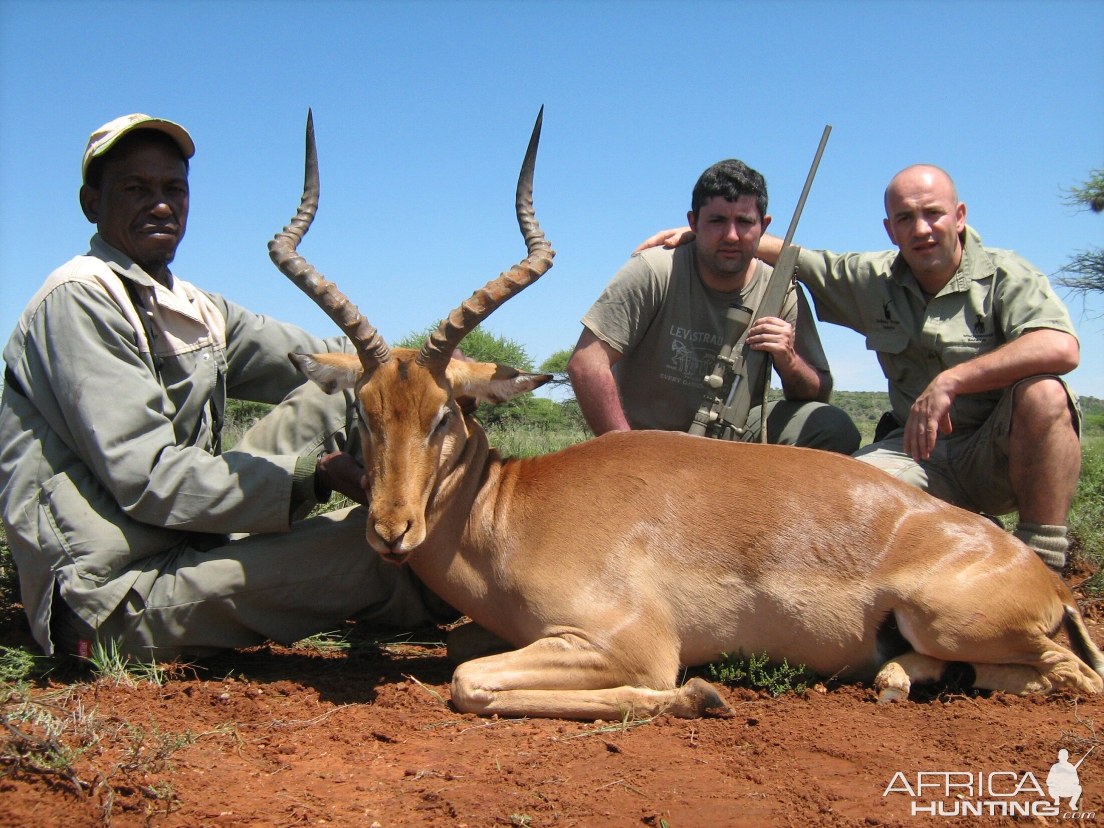 Hunting Impala with Wintershoek Johnny Vivier Safaris in SA