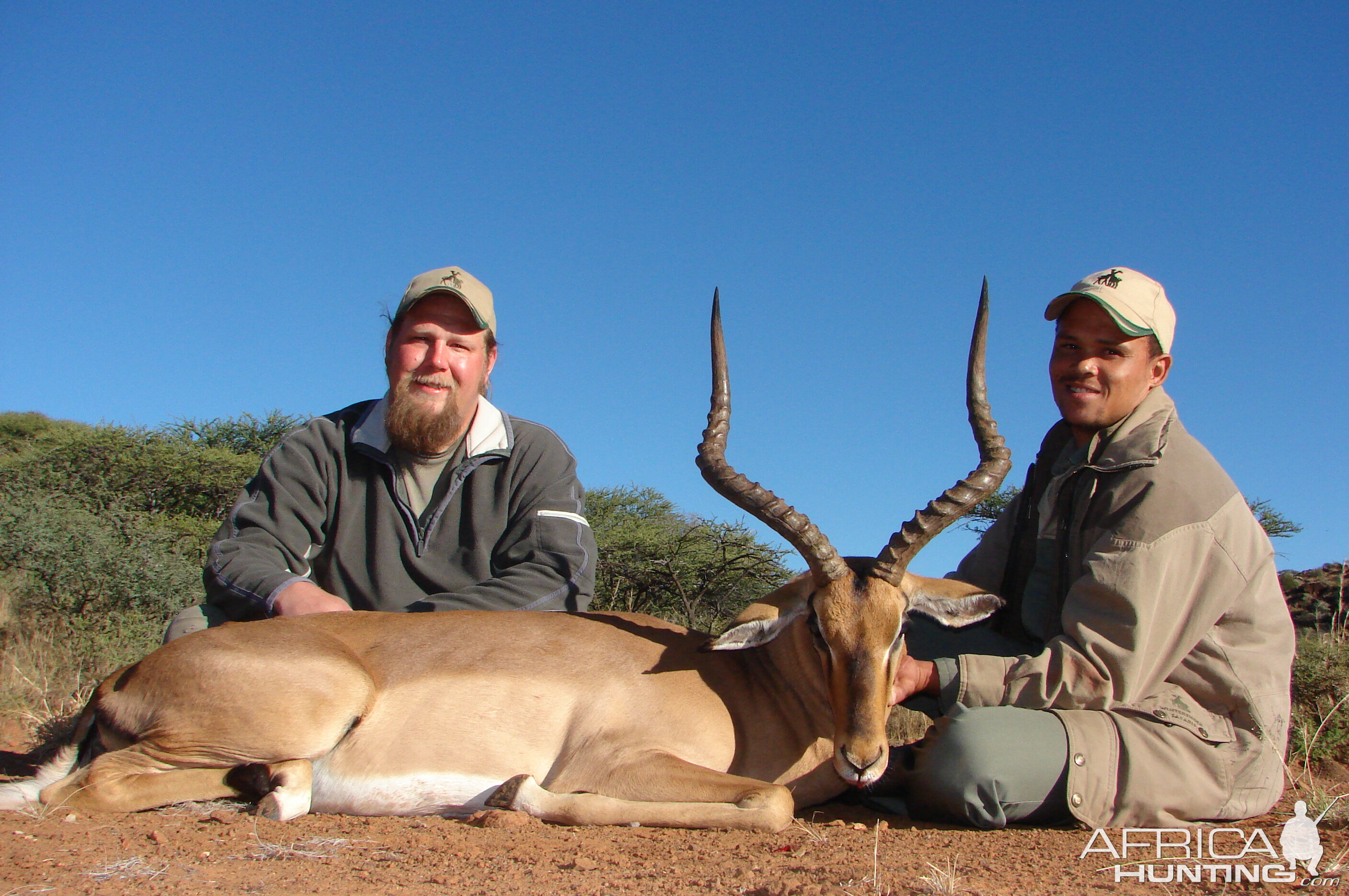 Hunting Impala with Wintershoek Johnny Vivier Safaris in SA