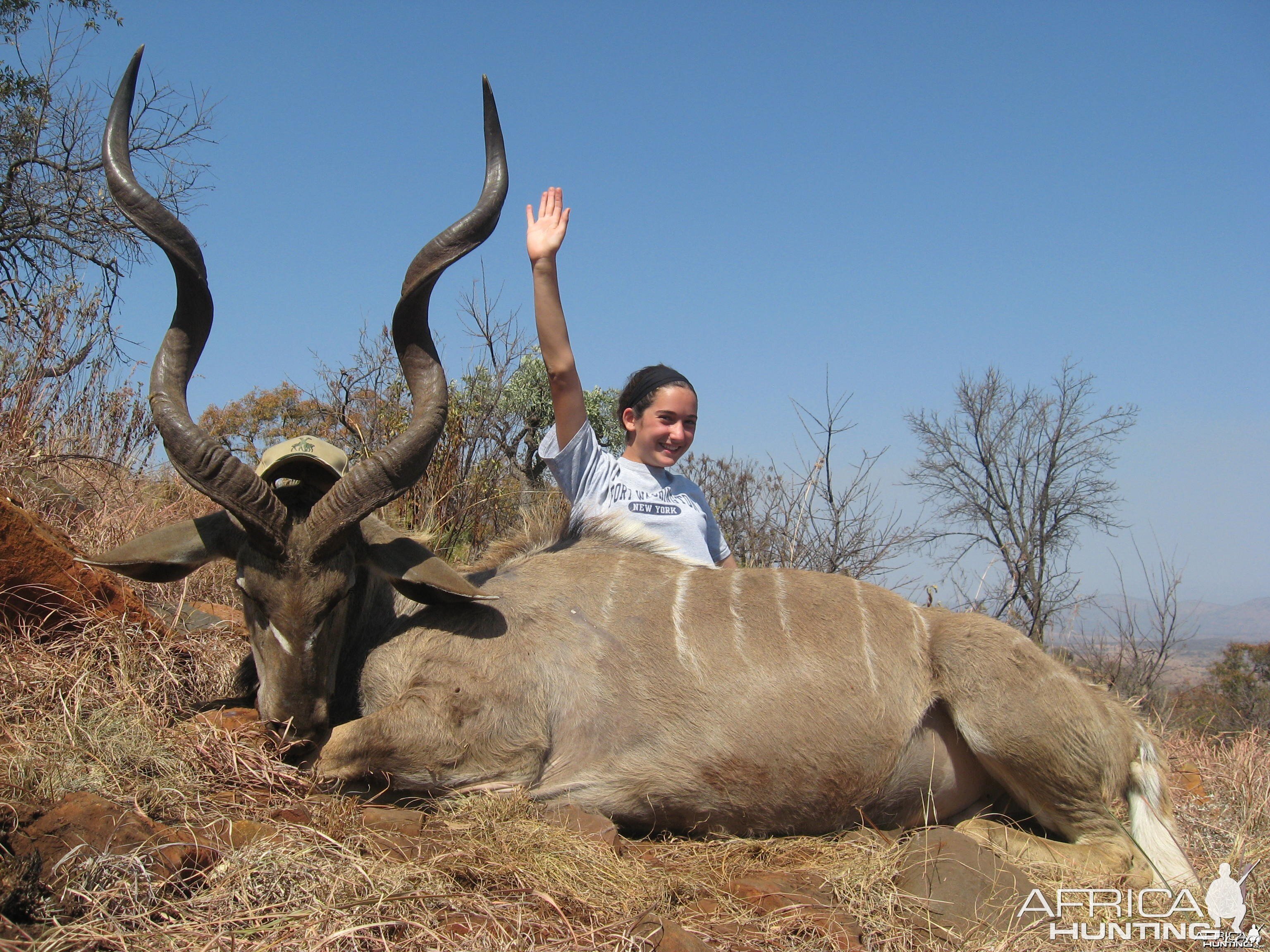 Hunting Kudu with Wintershoek Johnny Vivier Safaris in SA