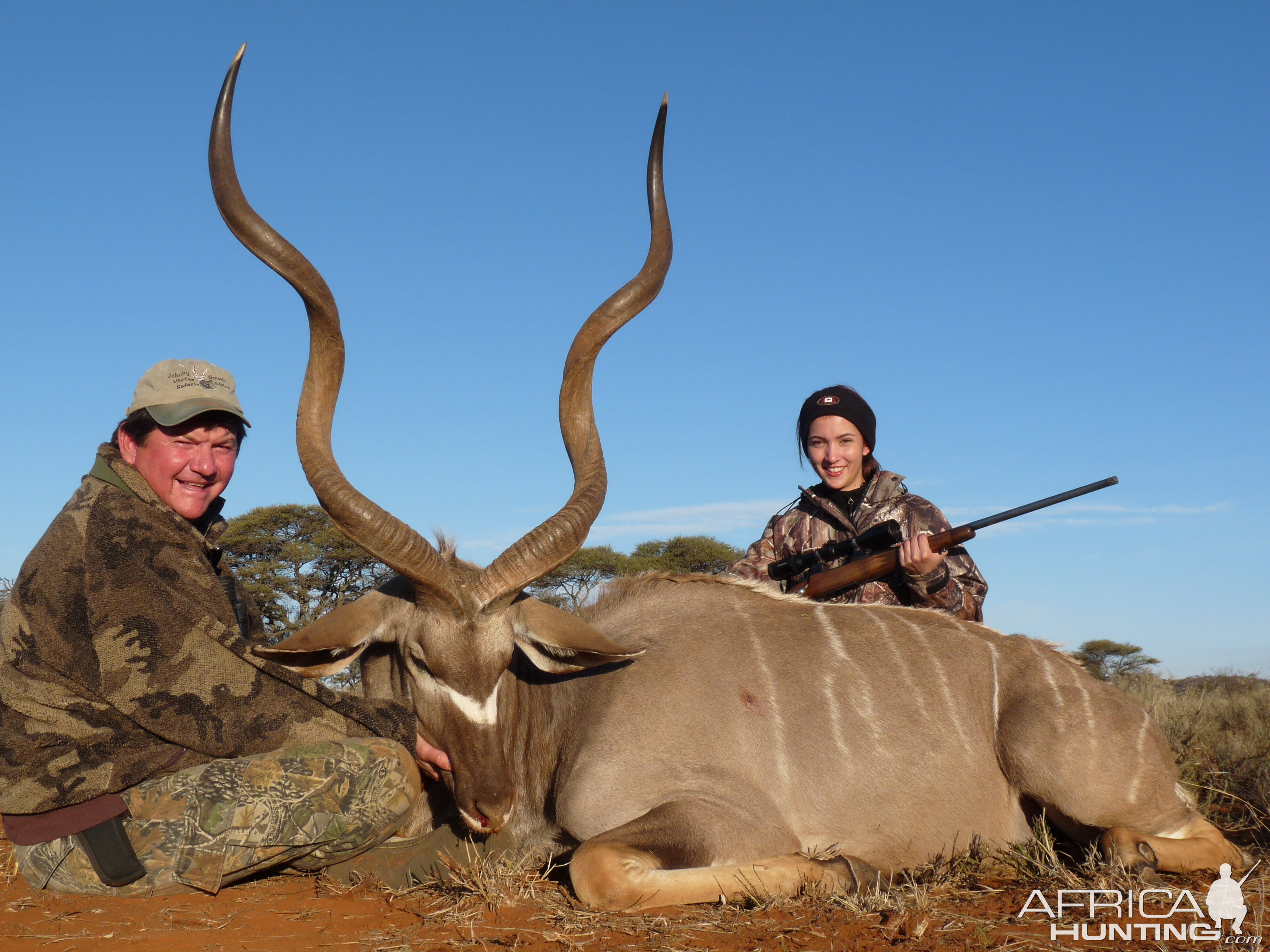 Hunting Kudu with Wintershoek Johnny Vivier Safaris in SA