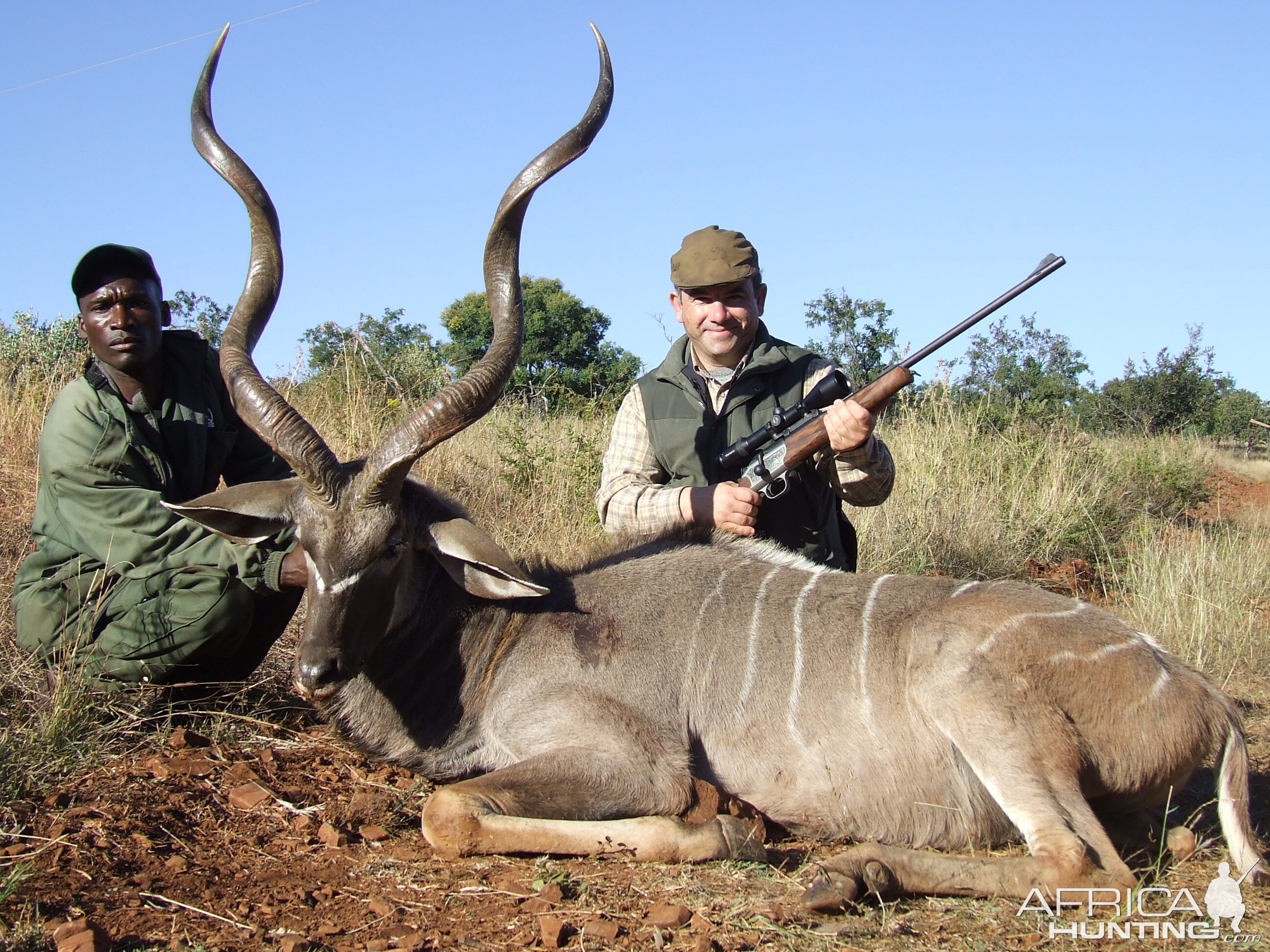 Hunting Kudu with Wintershoek Johnny Vivier Safaris in SA