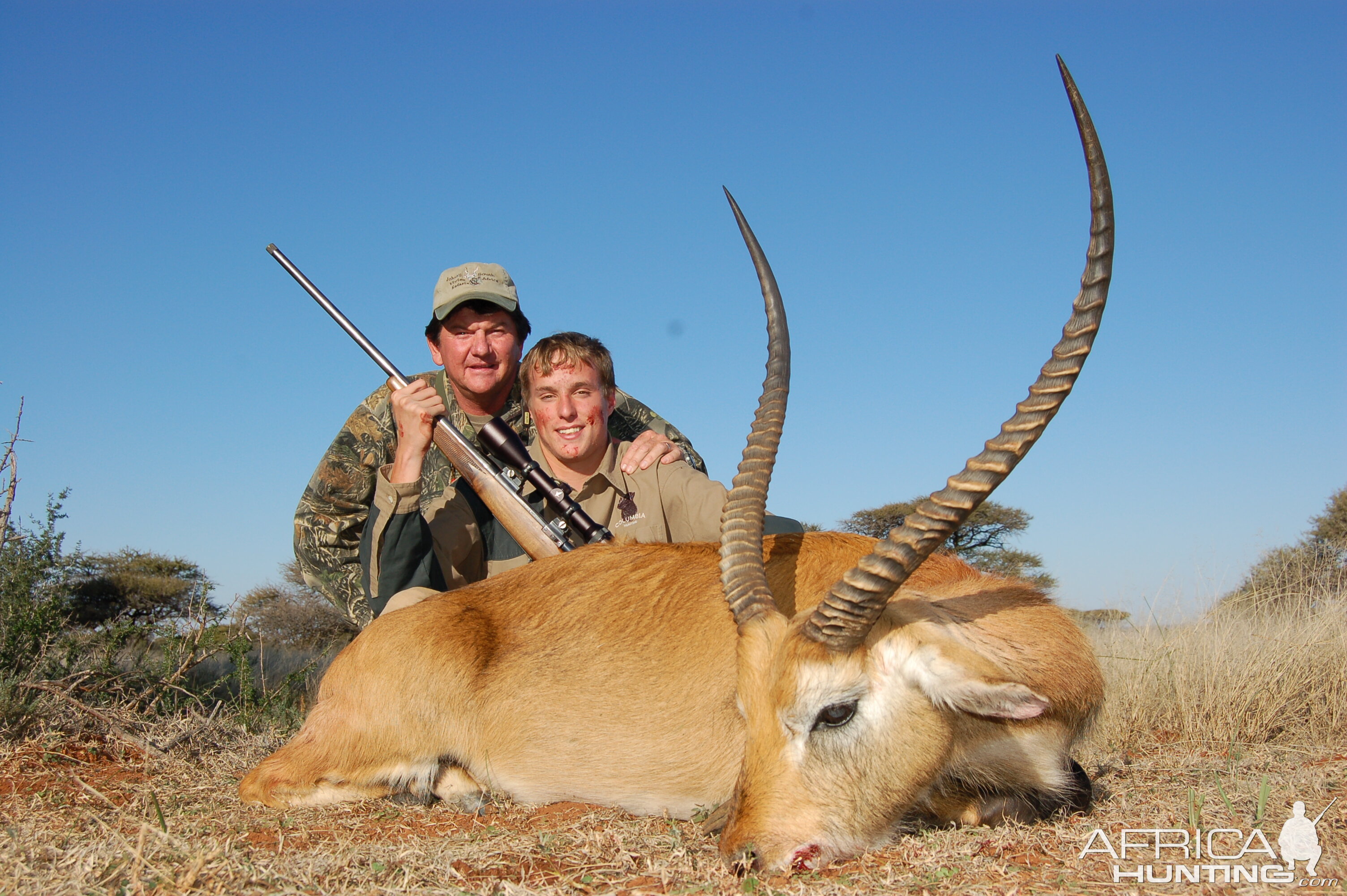 Hunting Lechwe with Wintershoek Johnny Vivier Safaris in SA