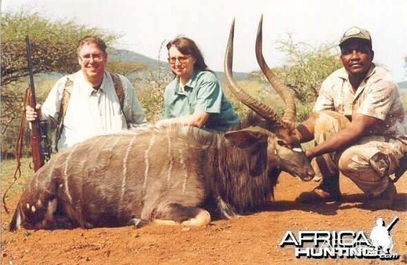 Hunting Nyala with Wintershoek Johnny Vivier Safaris in SA