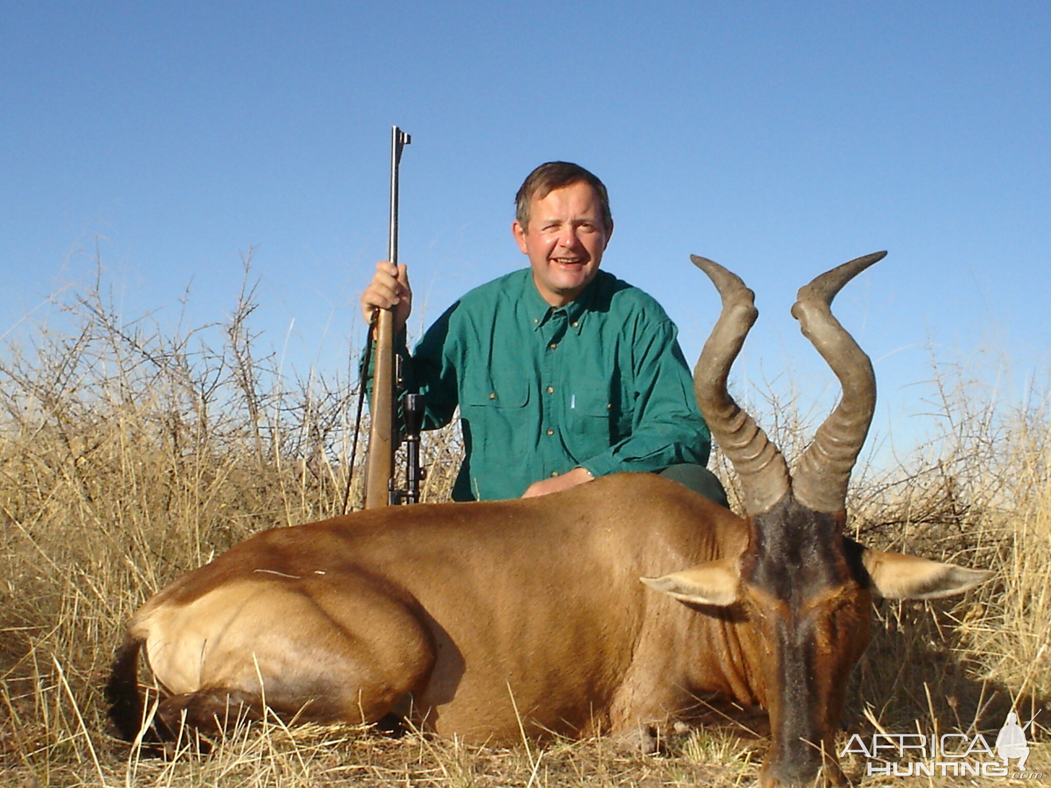 Hunting Red Hartebeest in Namibia