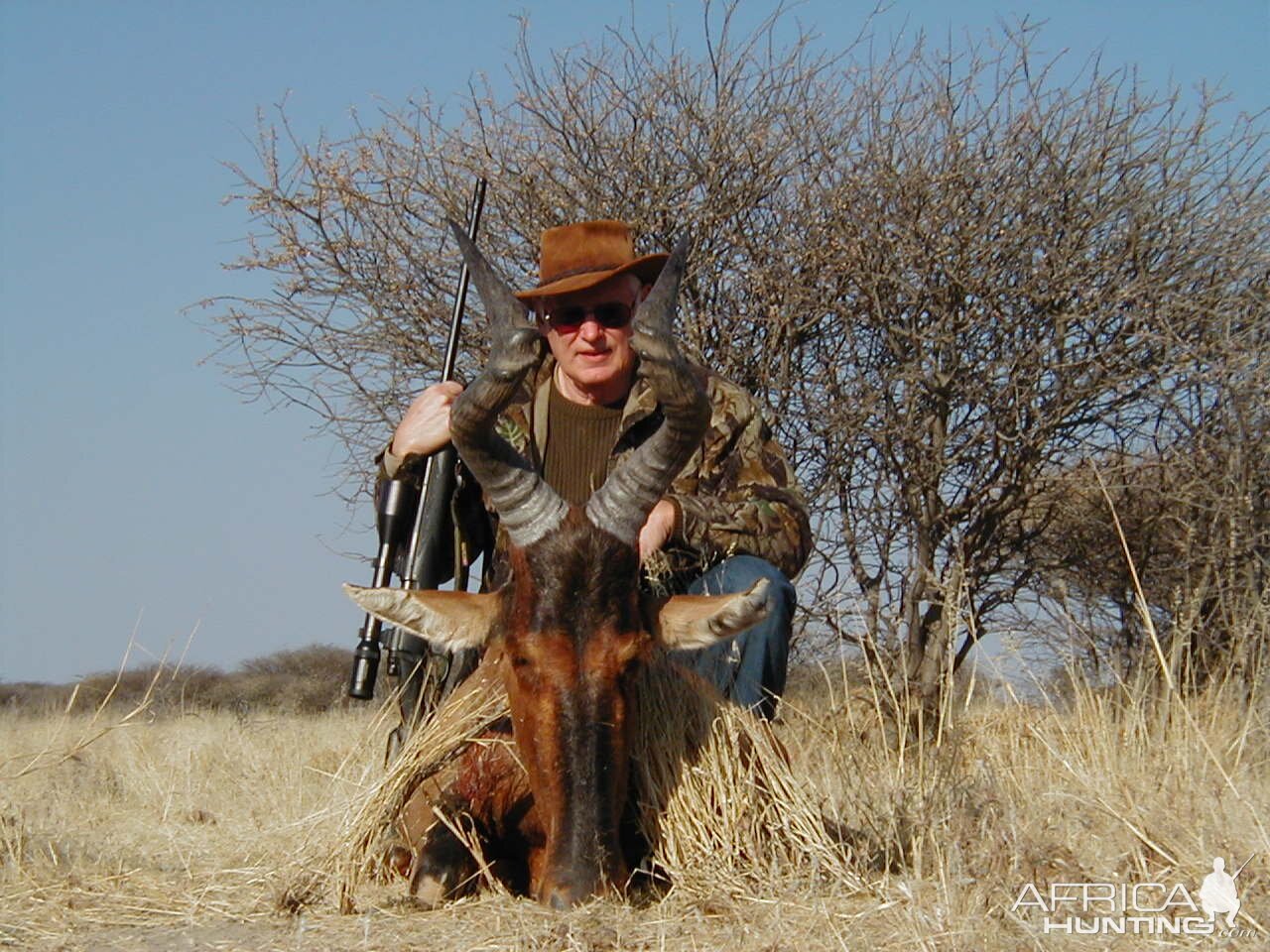 Hunting Red Hartebeest in Namibia