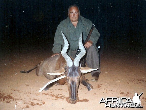 Hunting Red Hartebeest in Namibia