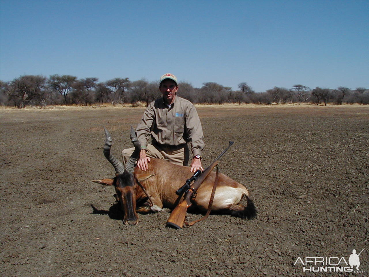 Hunting Red Hartebeest in Namibia