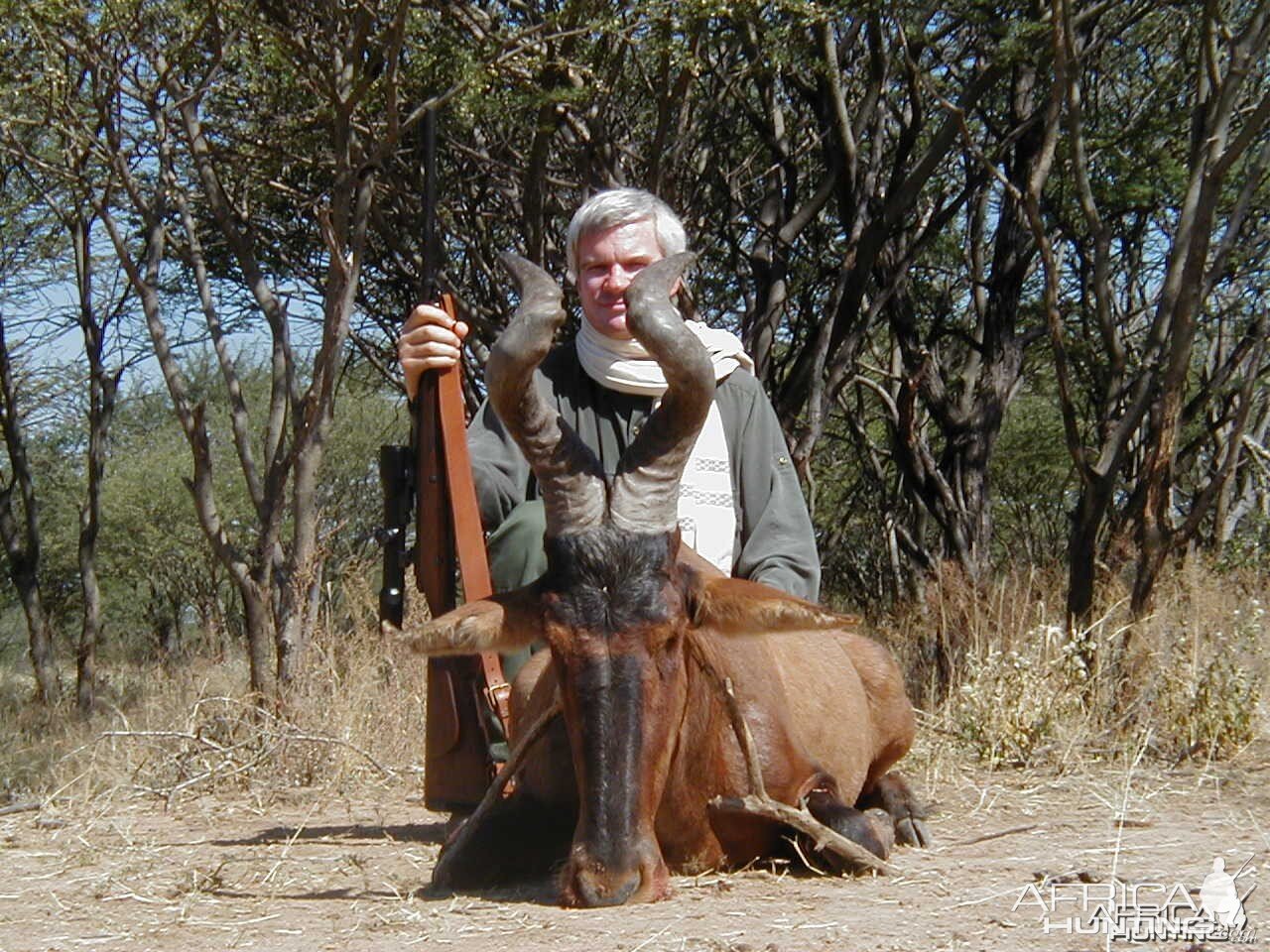 Hunting Red Hartebeest in Namibia