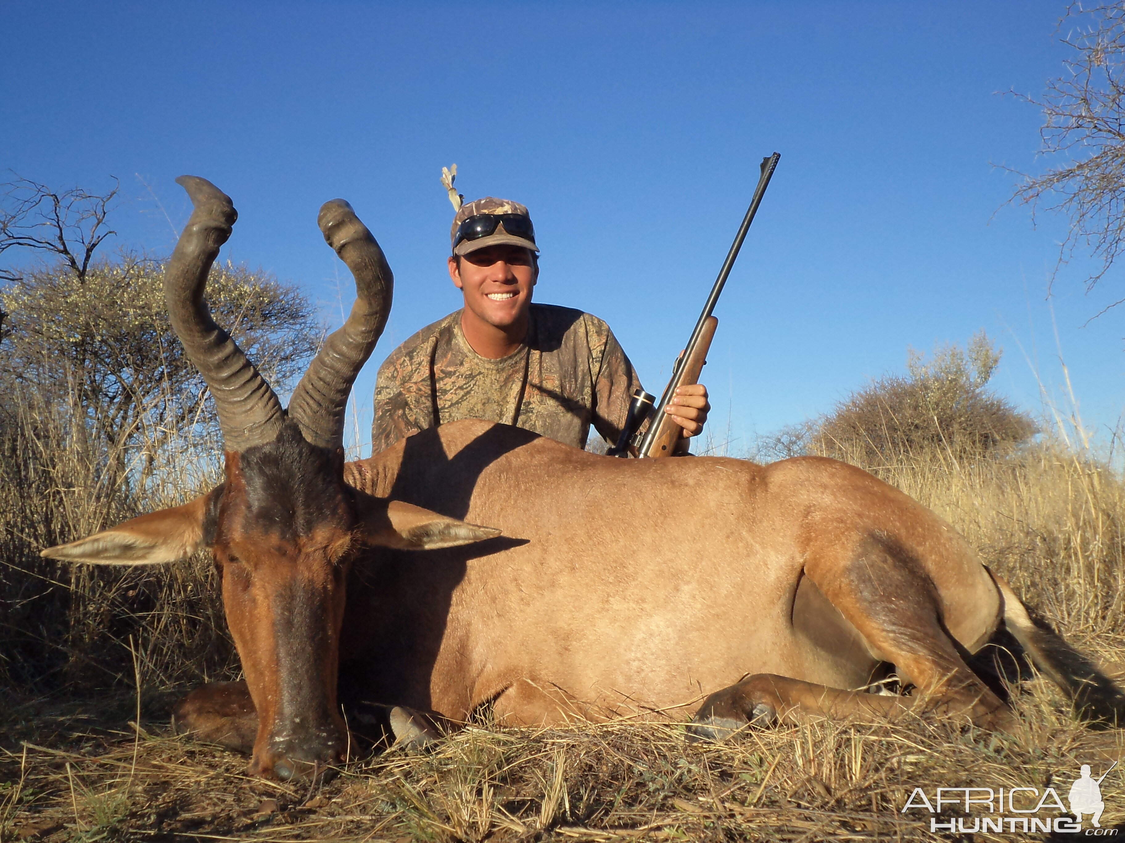 Hunting Red Hartebeest in Namibia