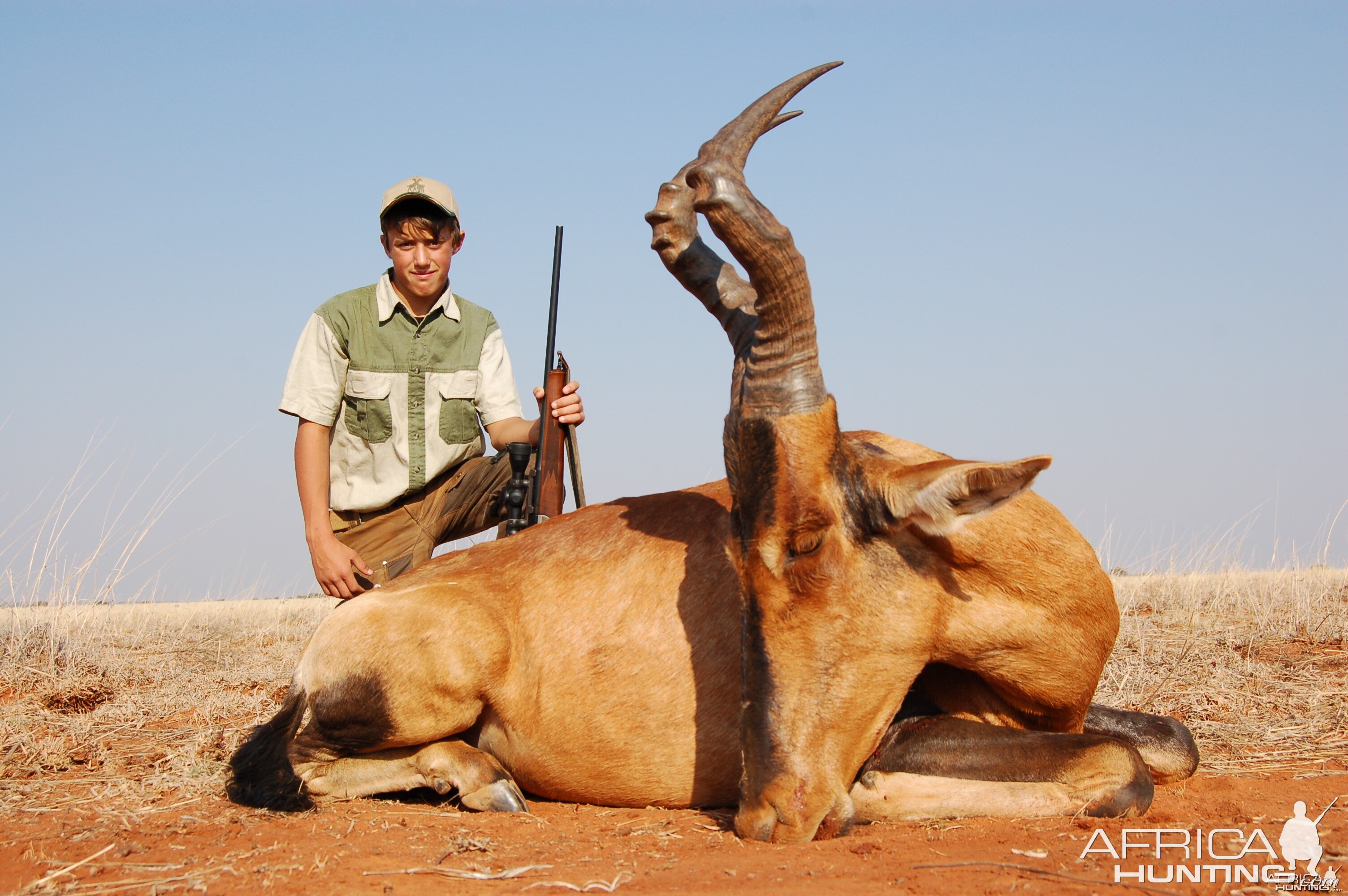 Hunting Red Hartebeest with Wintershoek Johnny Vivier Safaris in SA