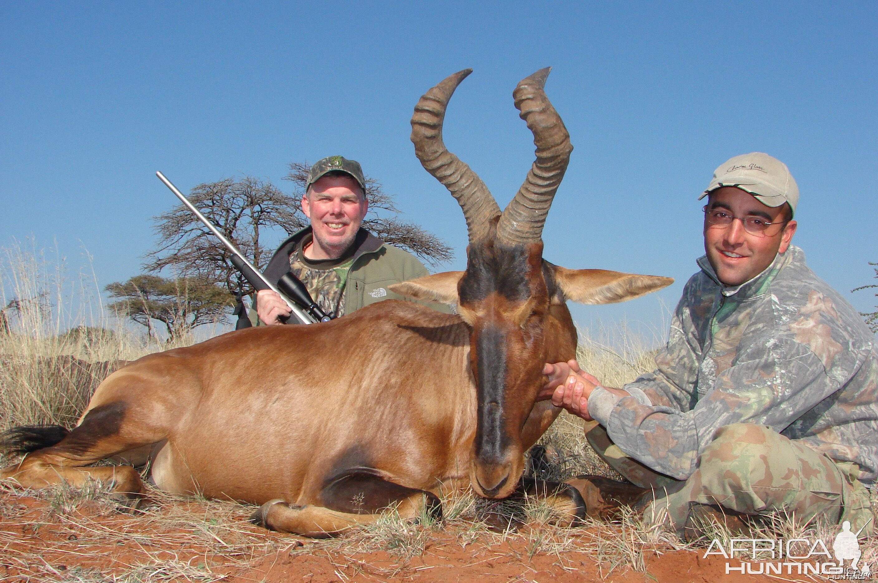 Hunting Red Hartebeest with Wintershoek Johnny Vivier Safaris in SA