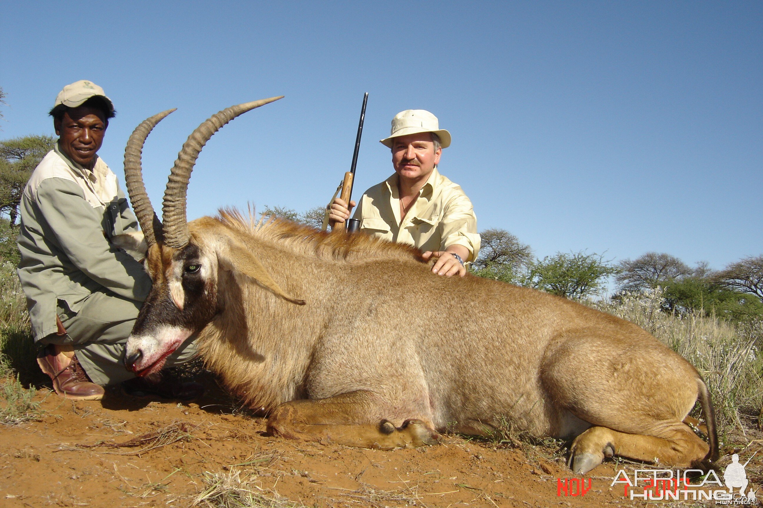 Hunting Roan with Wintershoek Johnny Vivier Safaris in SA