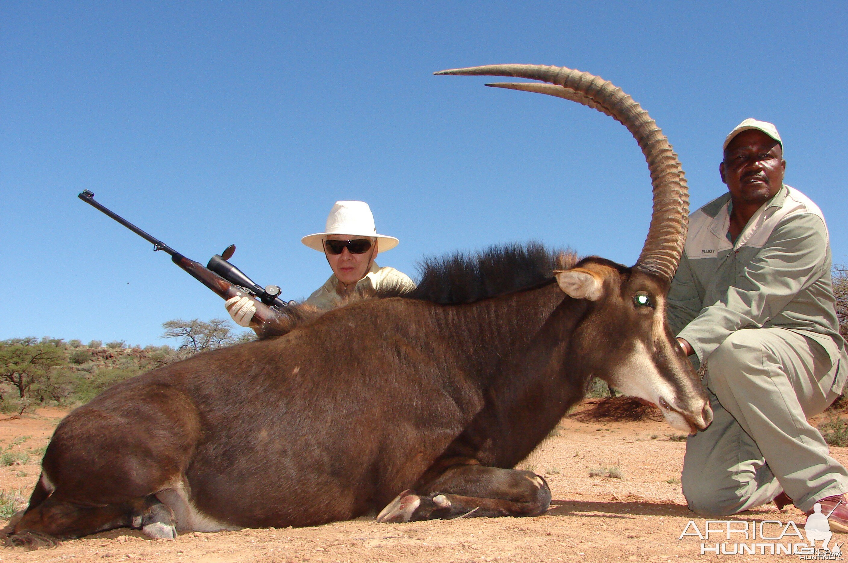 Hunting Sable with Wintershoek Johnny Vivier Safaris in SA