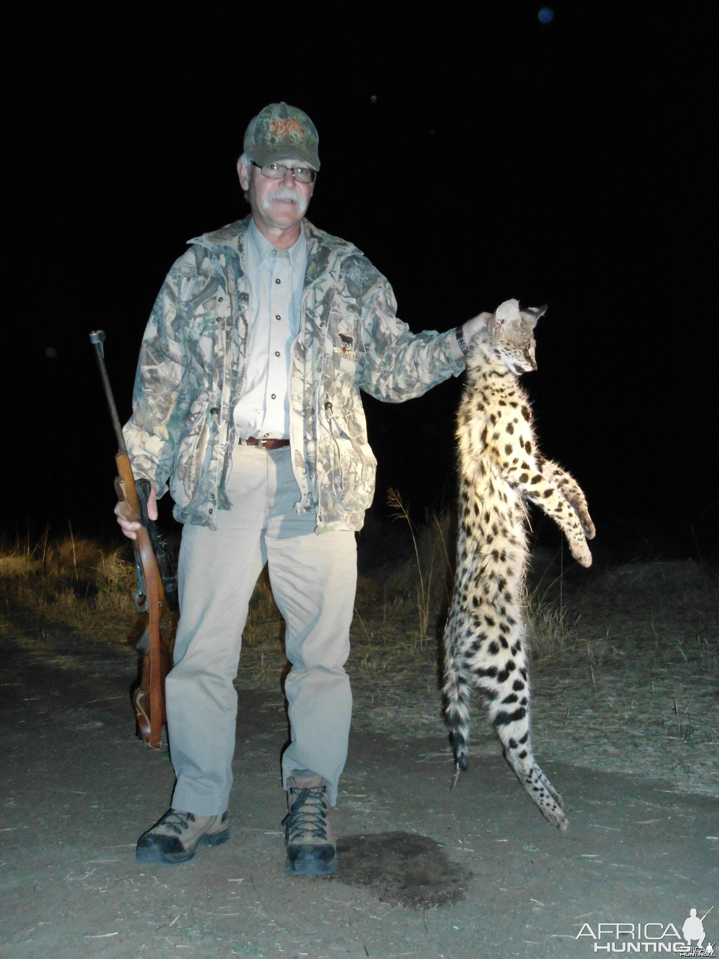 Hunting Serval in Namibia